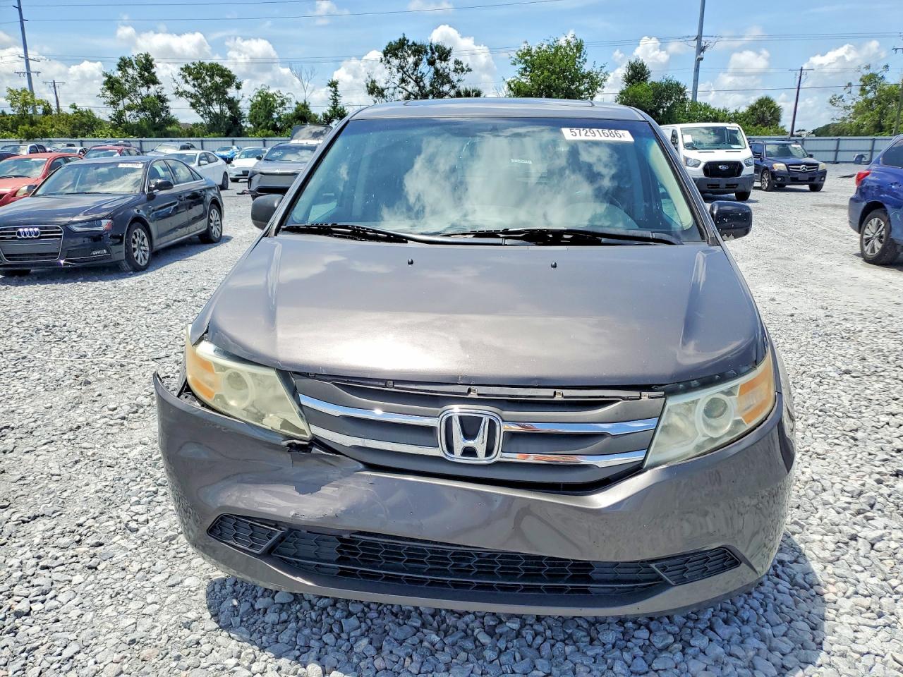 2013 Honda Odyssey Exl Gray vin: 5FNRL5H63DB035059