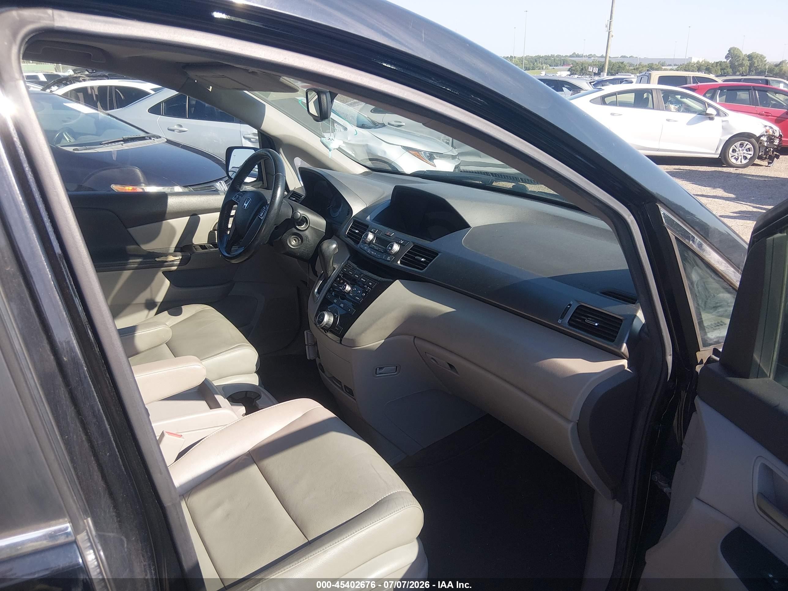 2013 Honda Odyssey Ex-l Black vin: 5FNRL5H63DB042903