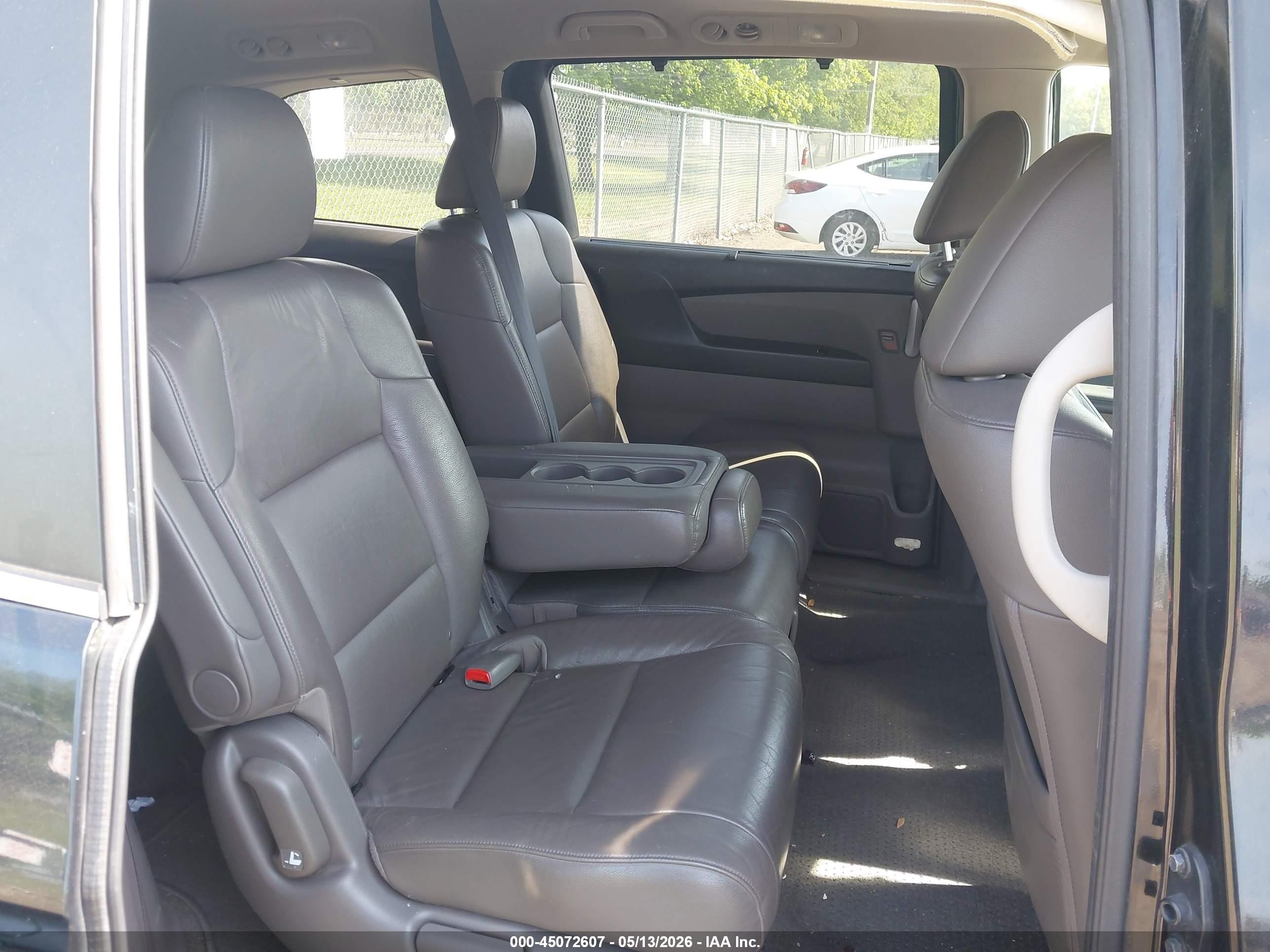 2013 Honda Odyssey Ex-l Black vin: 5FNRL5H63DB043596