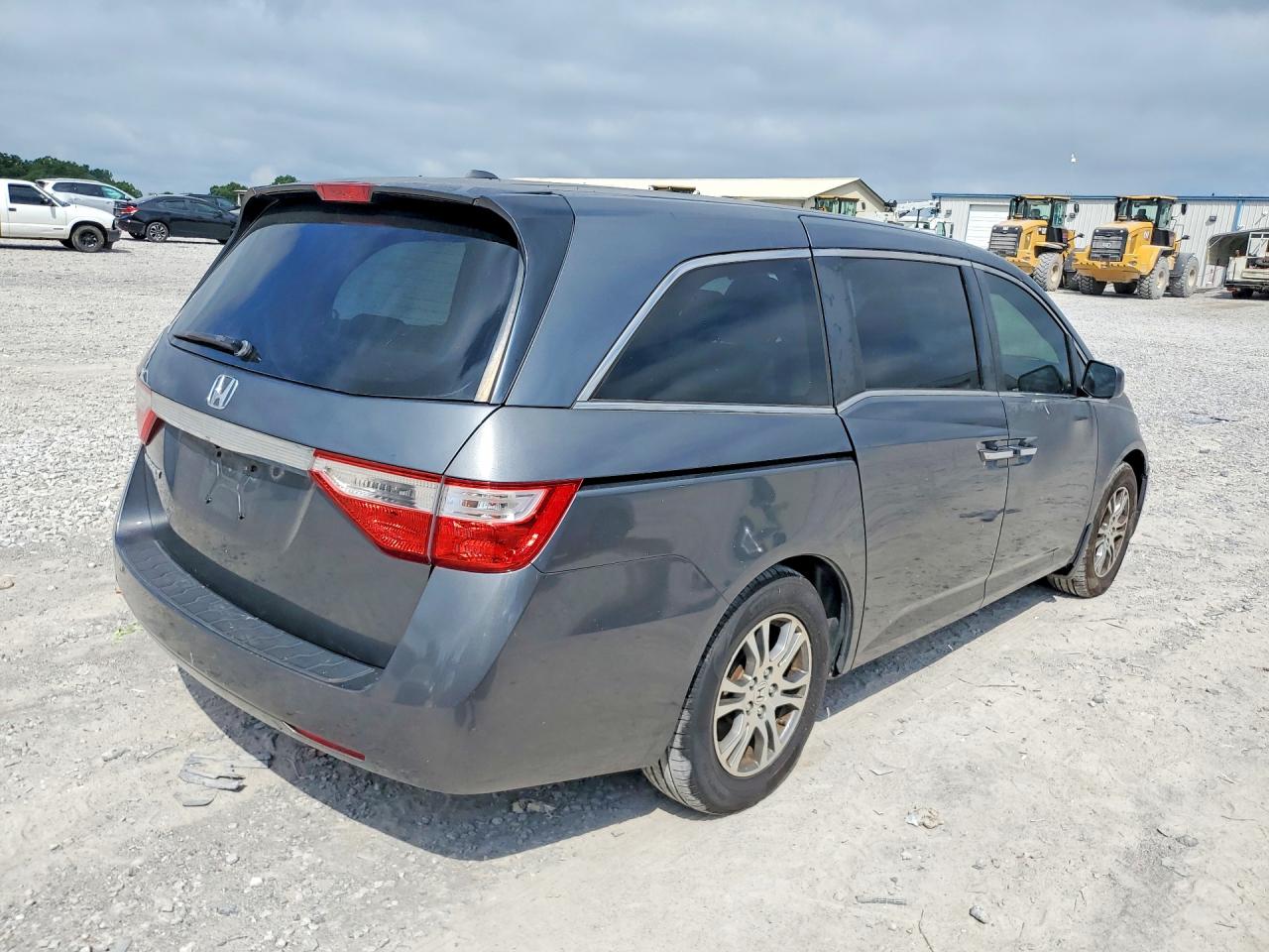 2013 Honda Odyssey Exl Gray vin: 5FNRL5H63DB060592