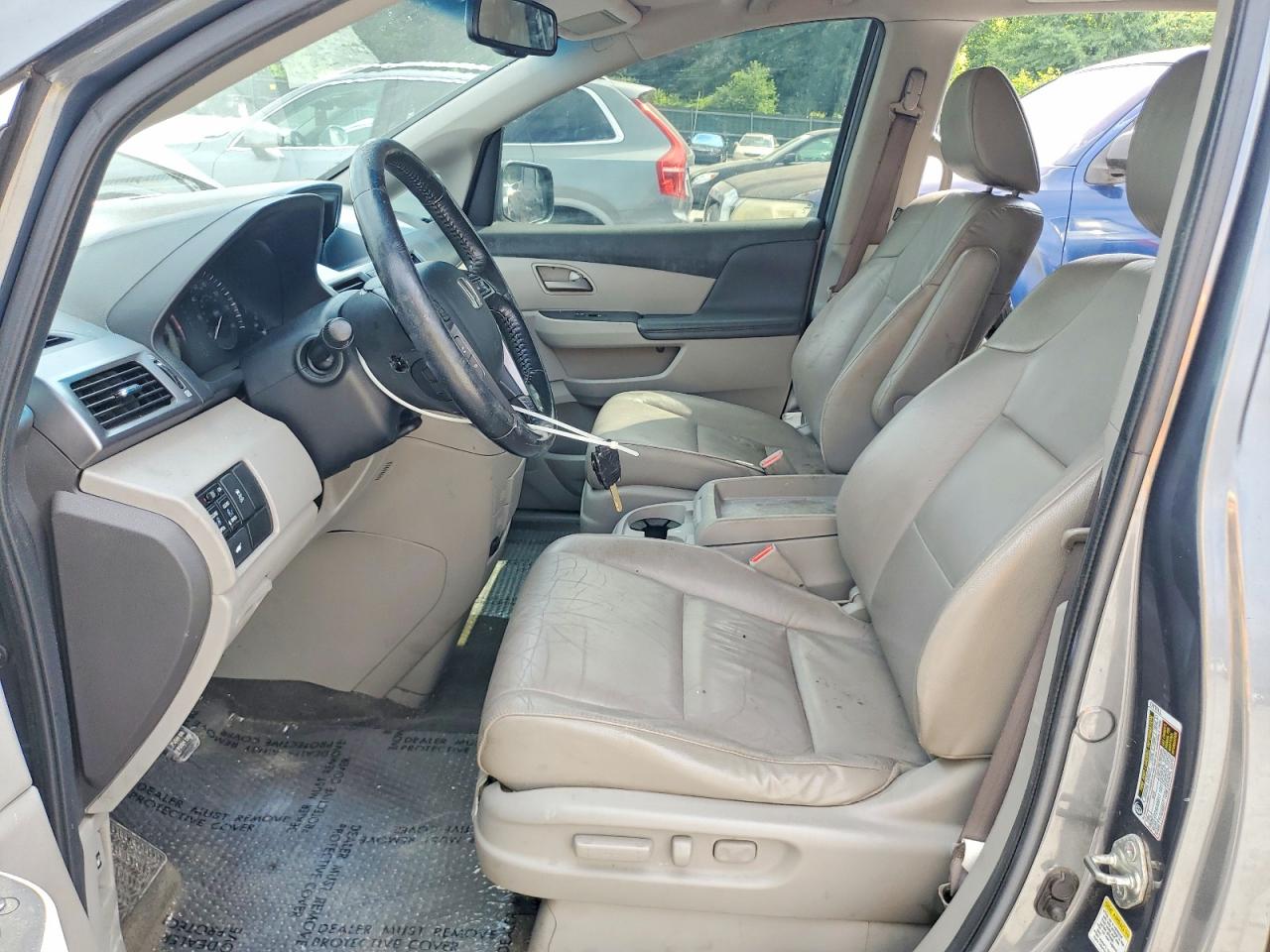 2013 Honda Odyssey Exl Gray vin: 5FNRL5H63DB060592