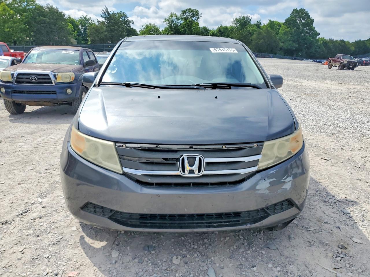 2013 Honda Odyssey Exl Gray vin: 5FNRL5H63DB060592