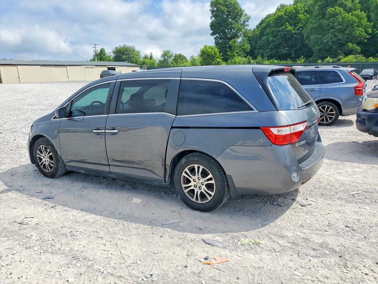 2013 Honda Odyssey Exl Gray vin: 5FNRL5H63DB060592