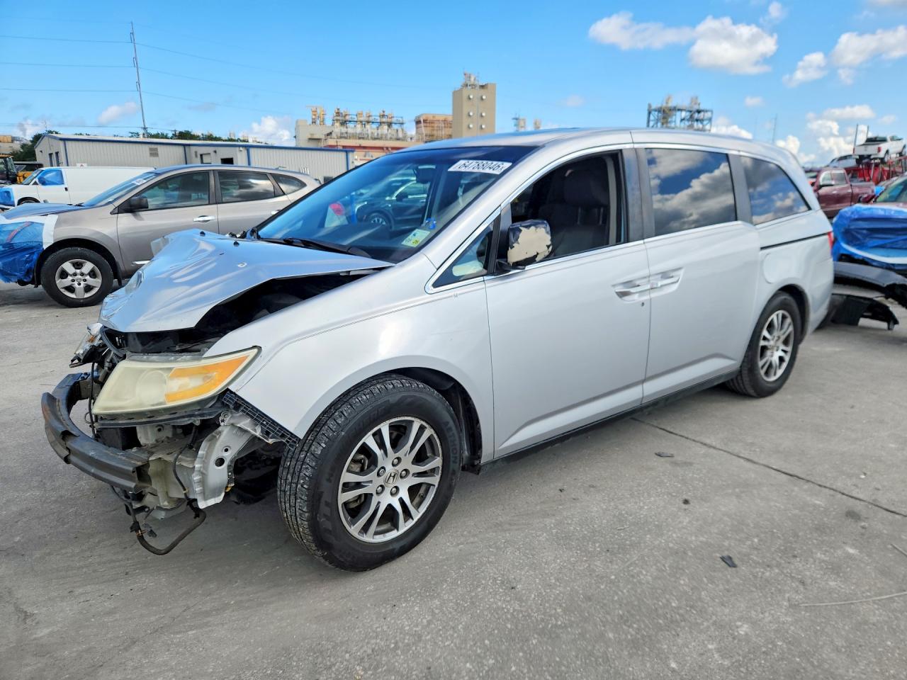 2013 Honda Odyssey Exl Silver vin: 5FNRL5H63DB060690