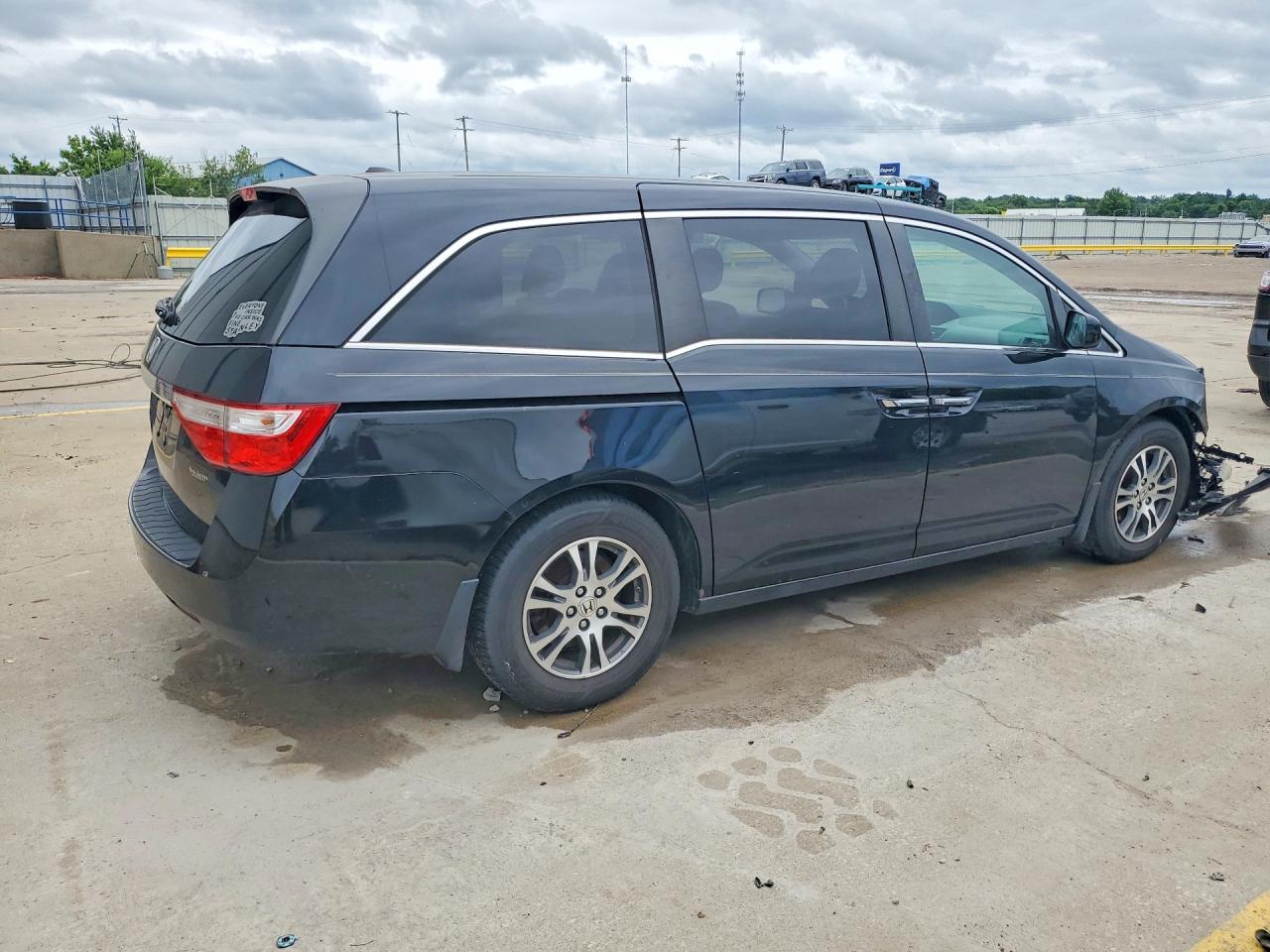 2013 Honda Odyssey Exl Black vin: 5FNRL5H63DB069535