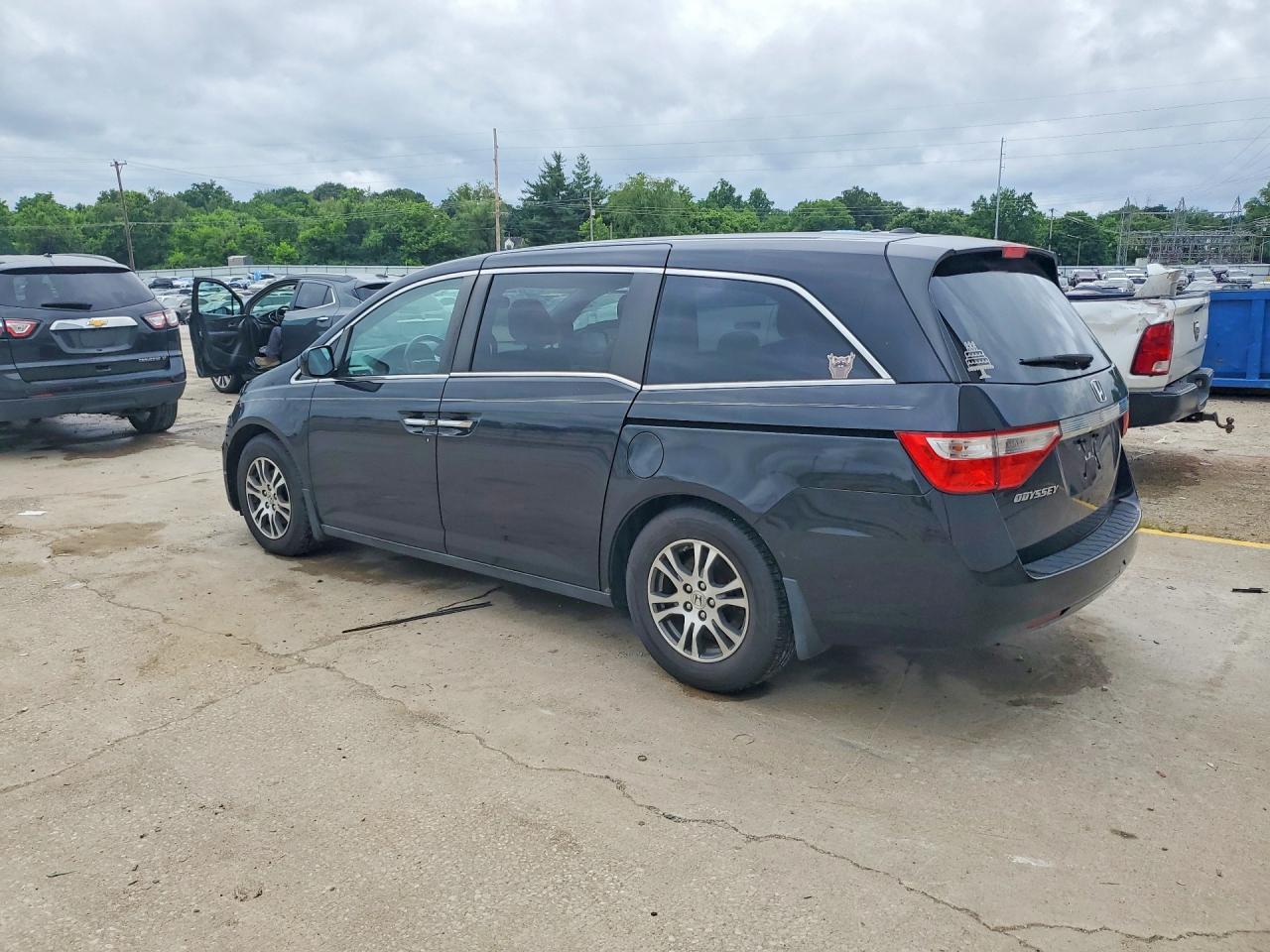 2013 Honda Odyssey Exl Black vin: 5FNRL5H63DB069535