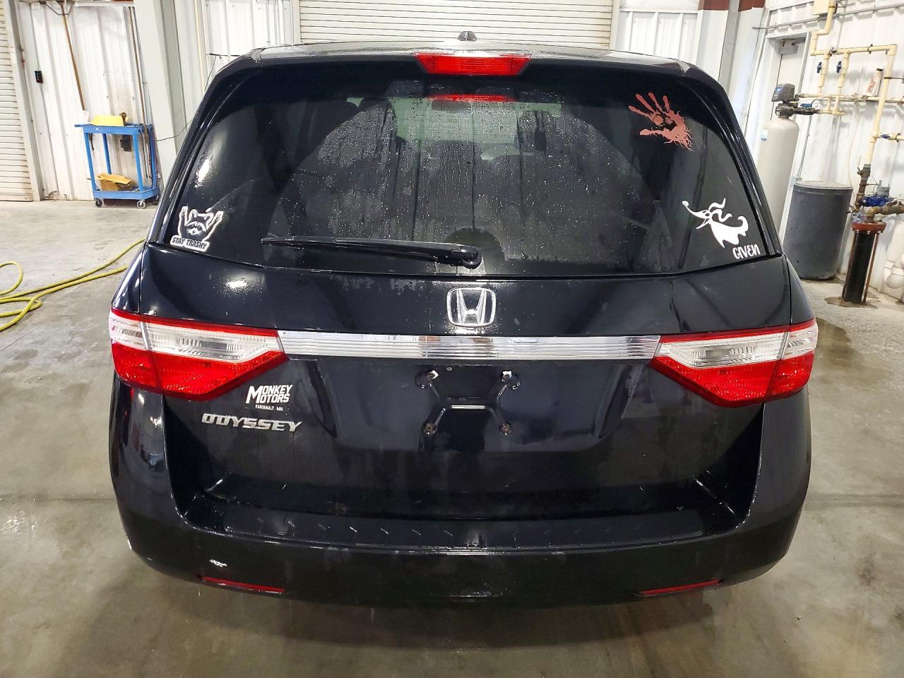 2013 Honda Odyssey Exl Black vin: 5FNRL5H63DB075982