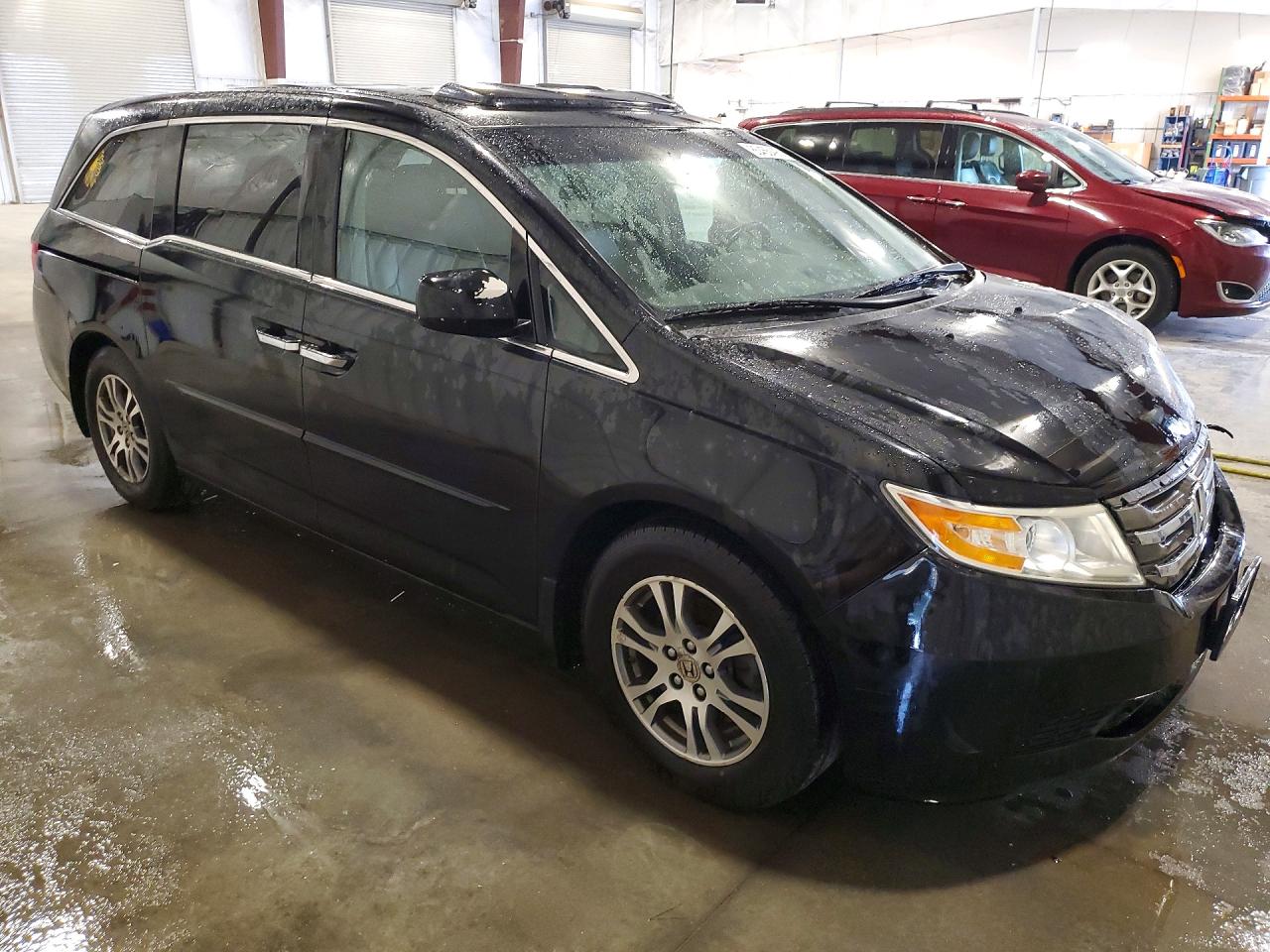 2013 Honda Odyssey Exl Black vin: 5FNRL5H63DB075982