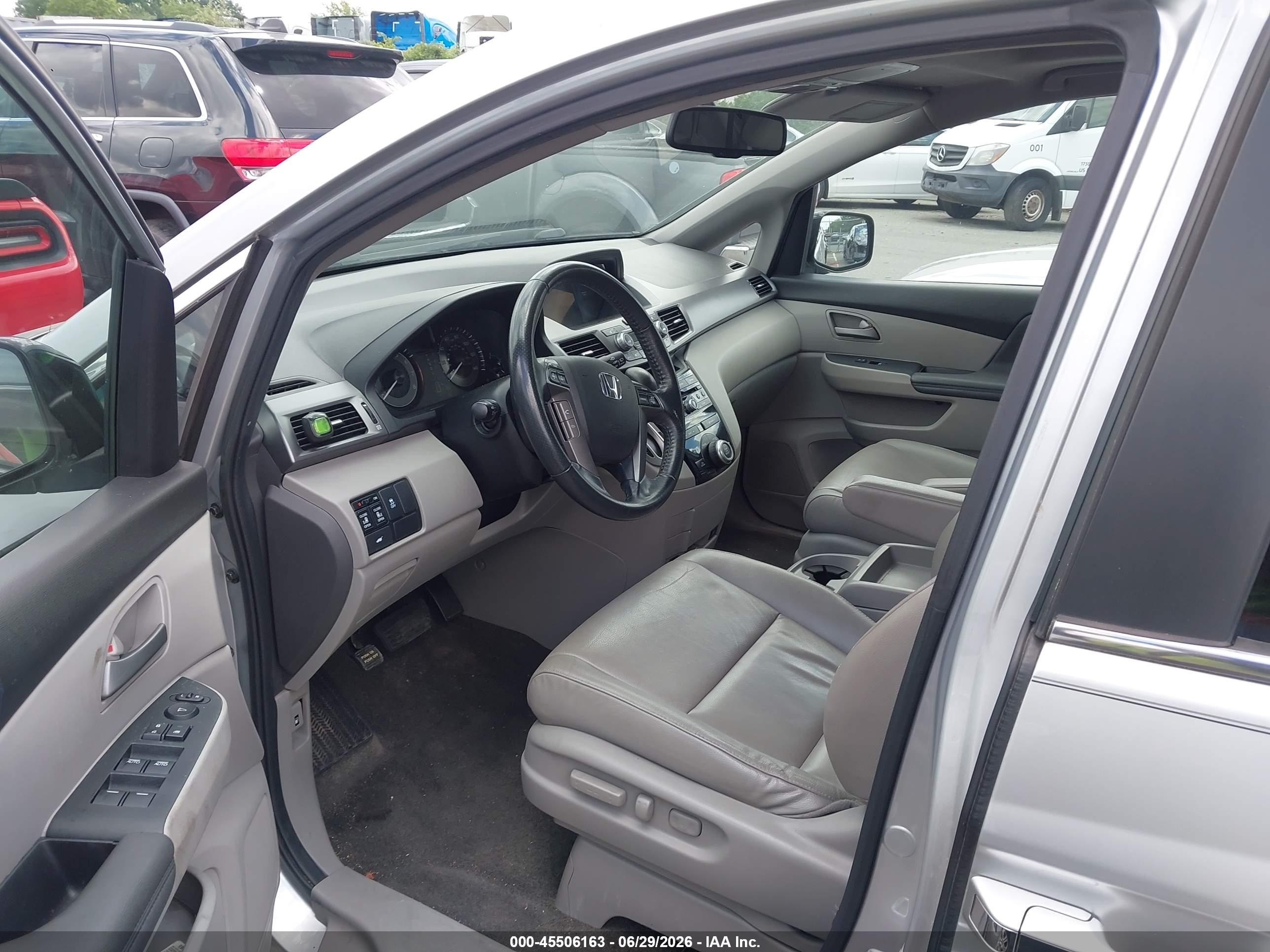 2013 Honda Odyssey Ex-l Gray vin: 5FNRL5H63DB084164