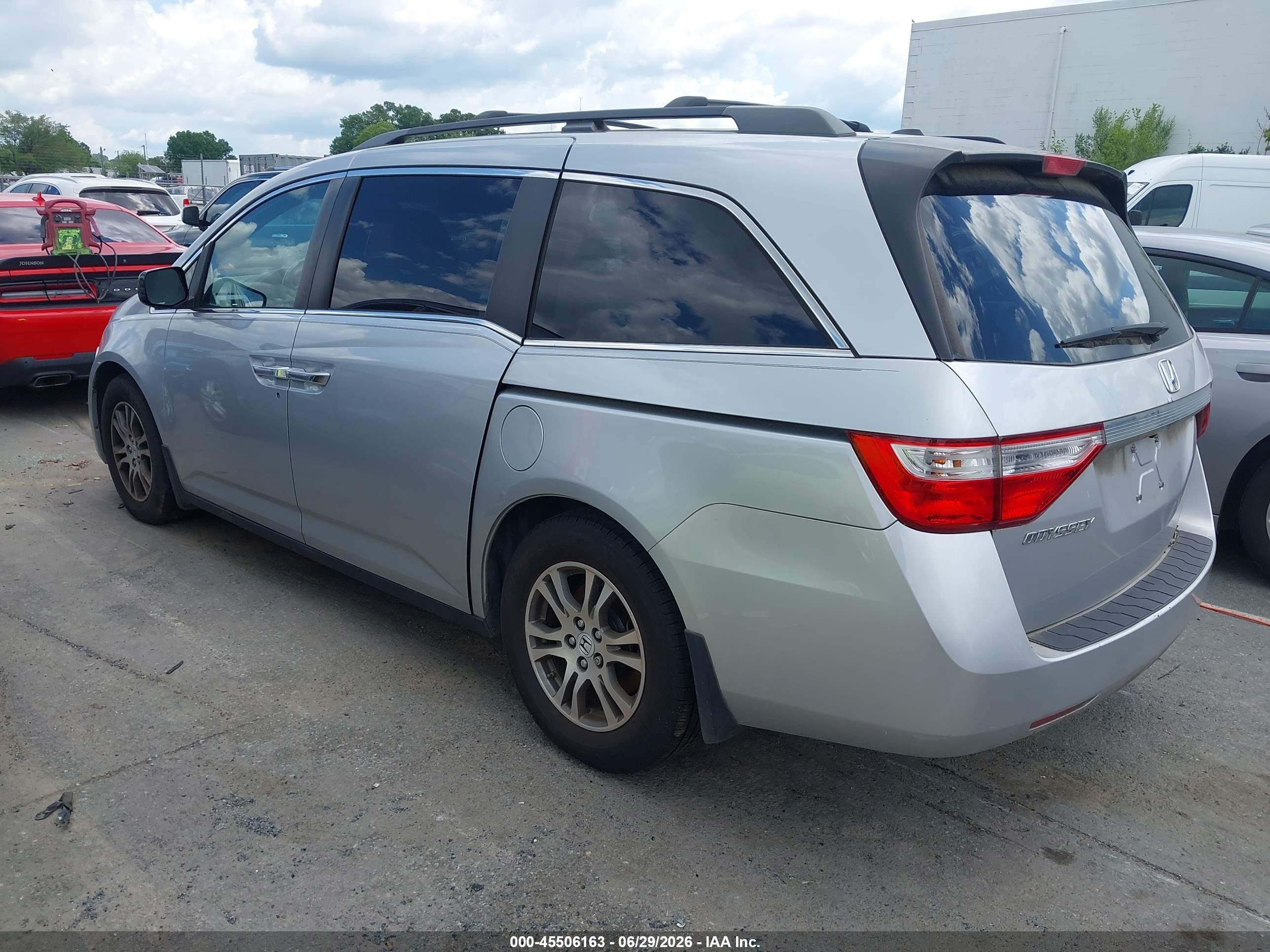 2013 Honda Odyssey Ex-l Gray vin: 5FNRL5H63DB084164