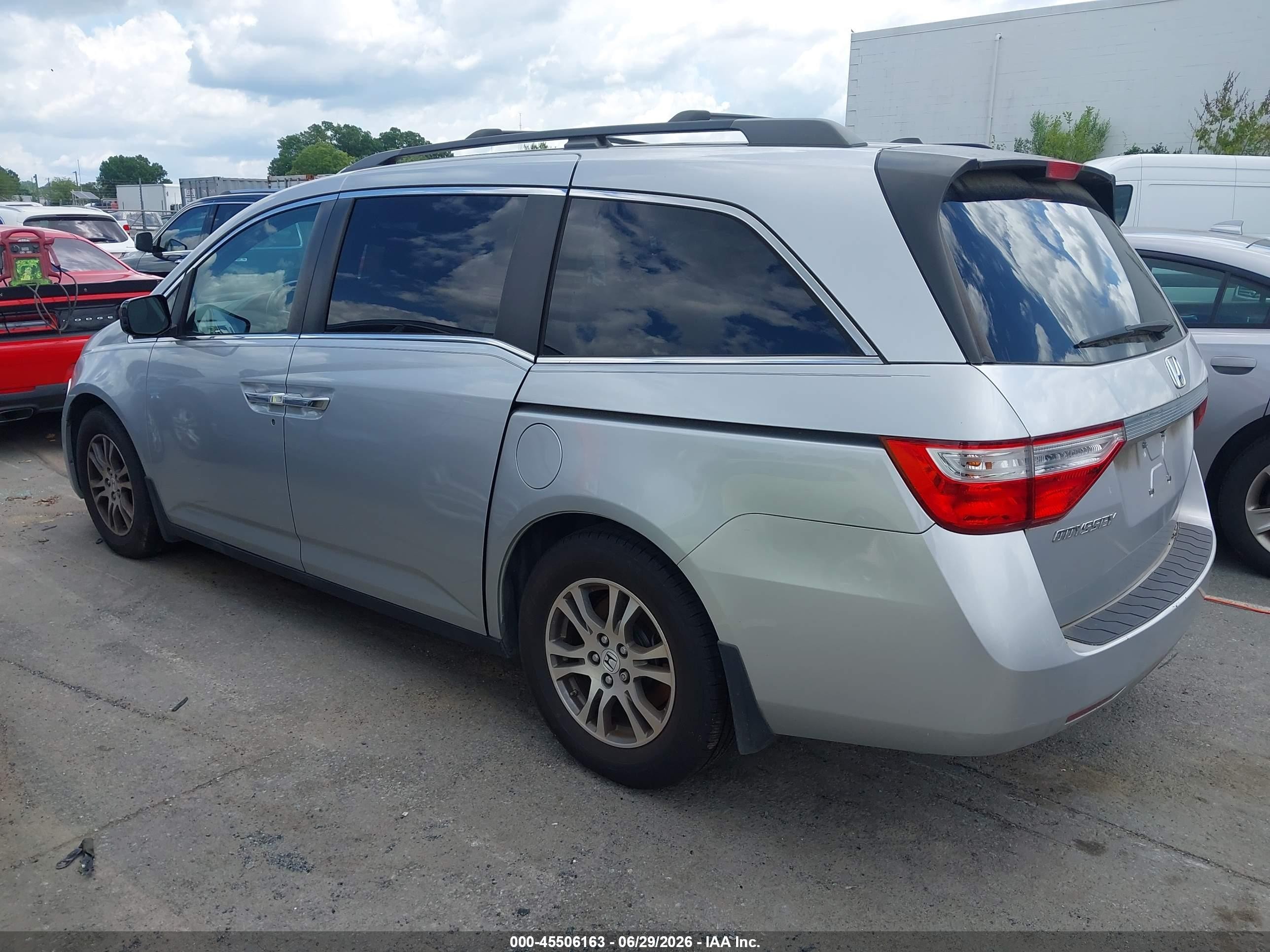2013 Honda Odyssey Ex-l Gray vin: 5FNRL5H63DB084164