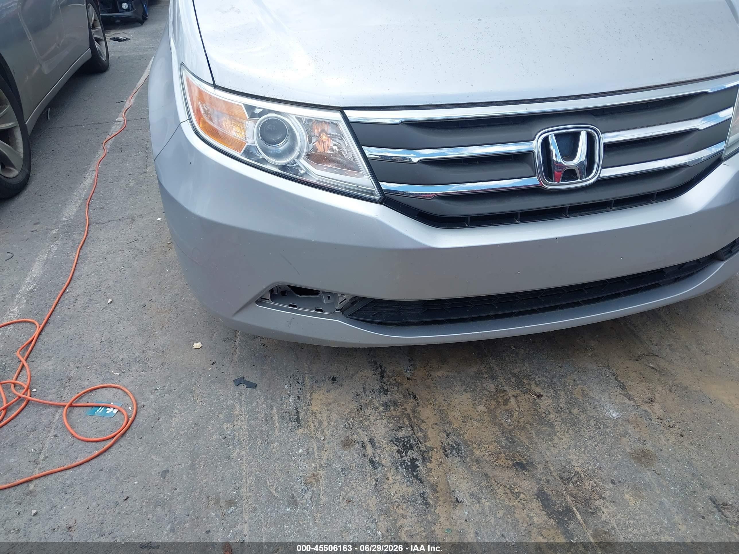 2013 Honda Odyssey Ex-l Gray vin: 5FNRL5H63DB084164