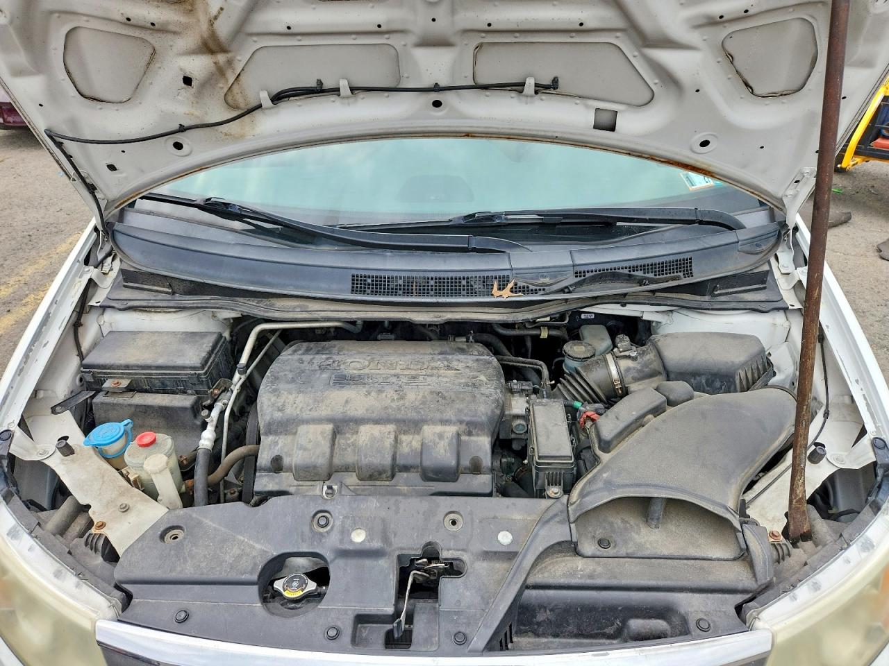 2013 Honda Odyssey Exl White vin: 5FNRL5H63DB086934
