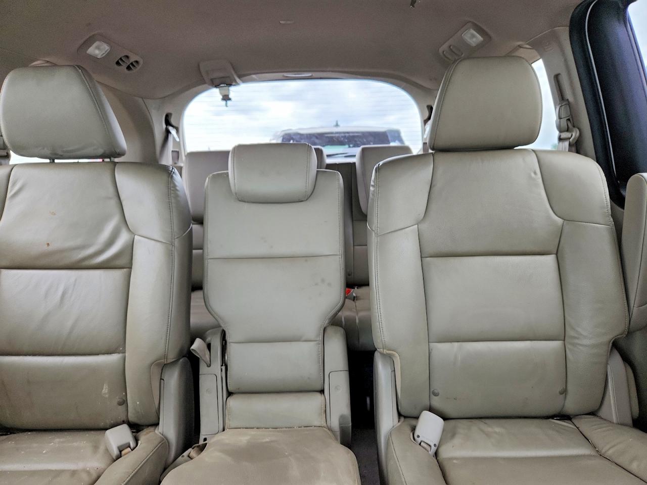 2013 Honda Odyssey Exl White vin: 5FNRL5H63DB086934