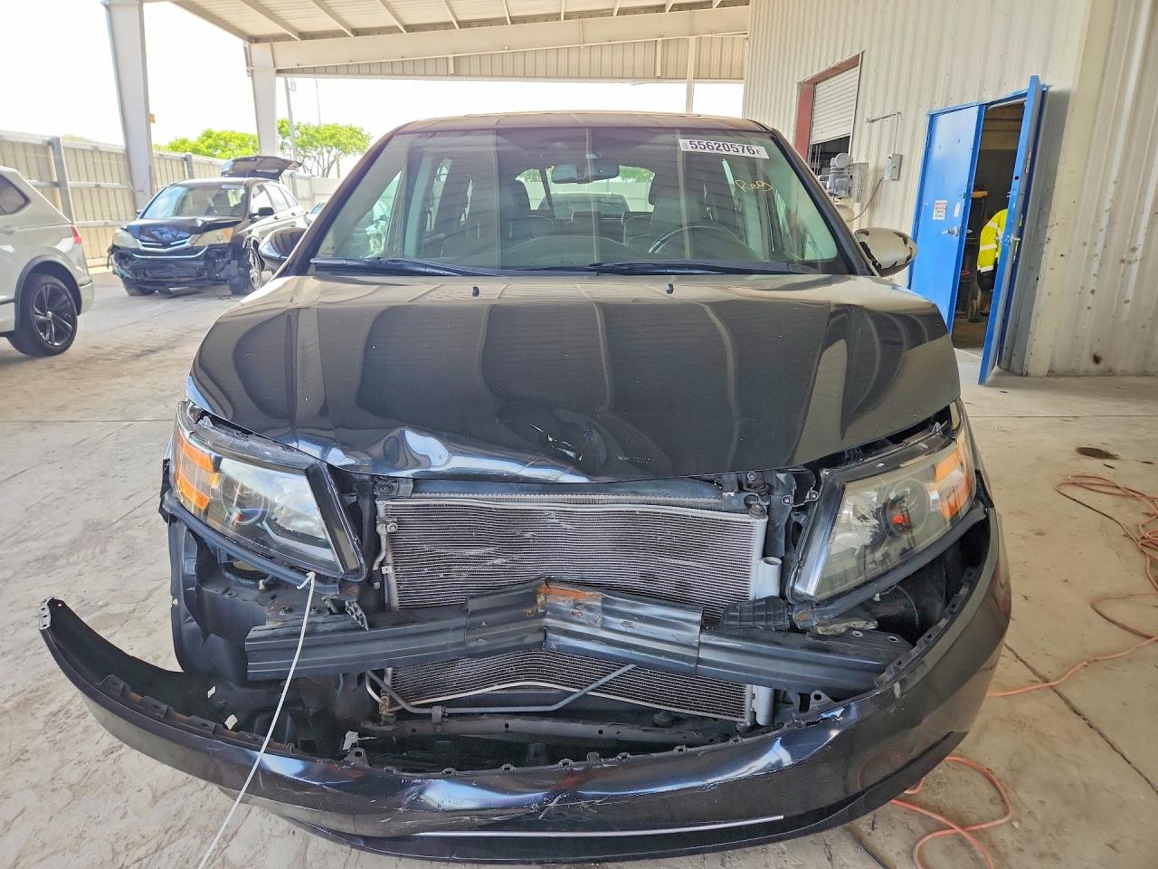2014 Honda Odyssey Exl Black vin: 5FNRL5H63EB021504