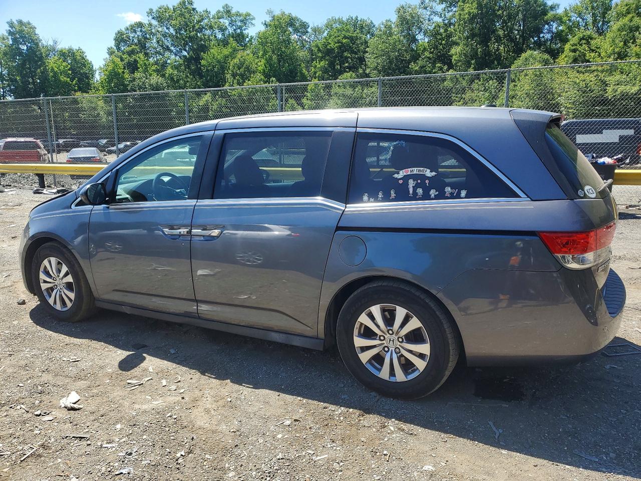 2014 Honda Odyssey Exl Gray vin: 5FNRL5H63EB025052