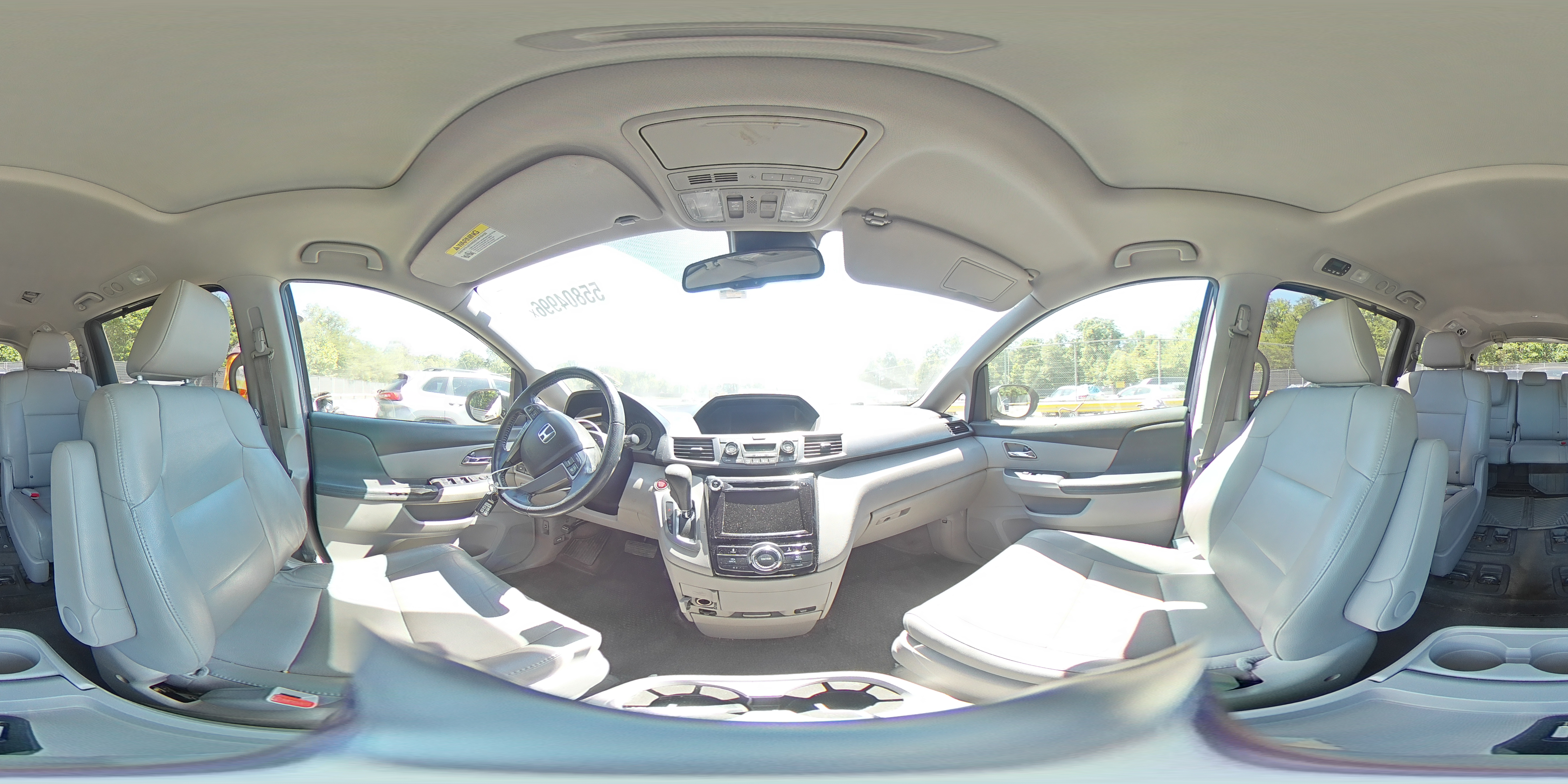 2014 Honda Odyssey Exl Gray vin: 5FNRL5H63EB025052
