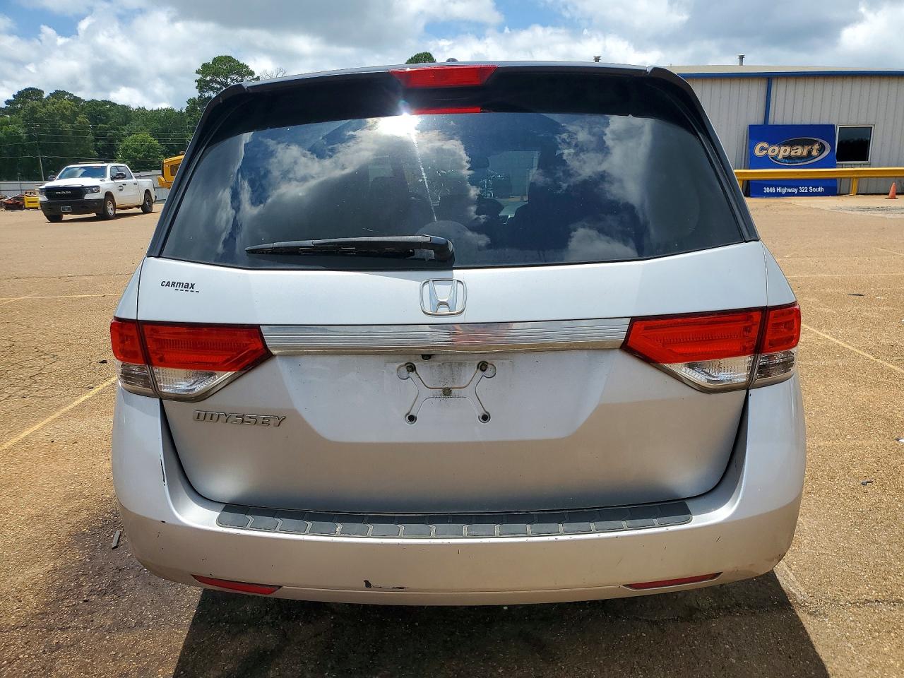 2014 Honda Odyssey Exl Silver vin: 5FNRL5H63EB027500