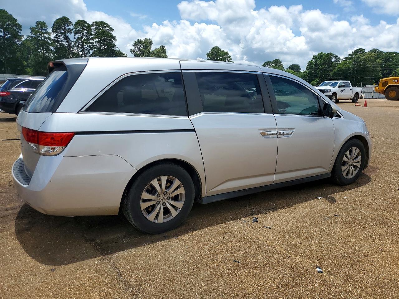 2014 Honda Odyssey Exl Silver vin: 5FNRL5H63EB027500