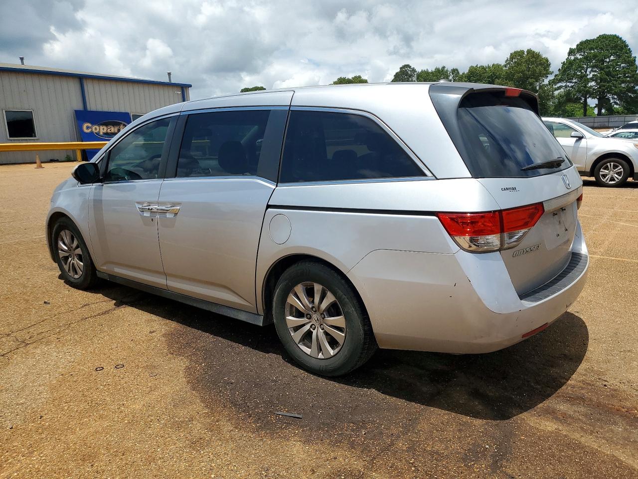 2014 Honda Odyssey Exl Silver vin: 5FNRL5H63EB027500