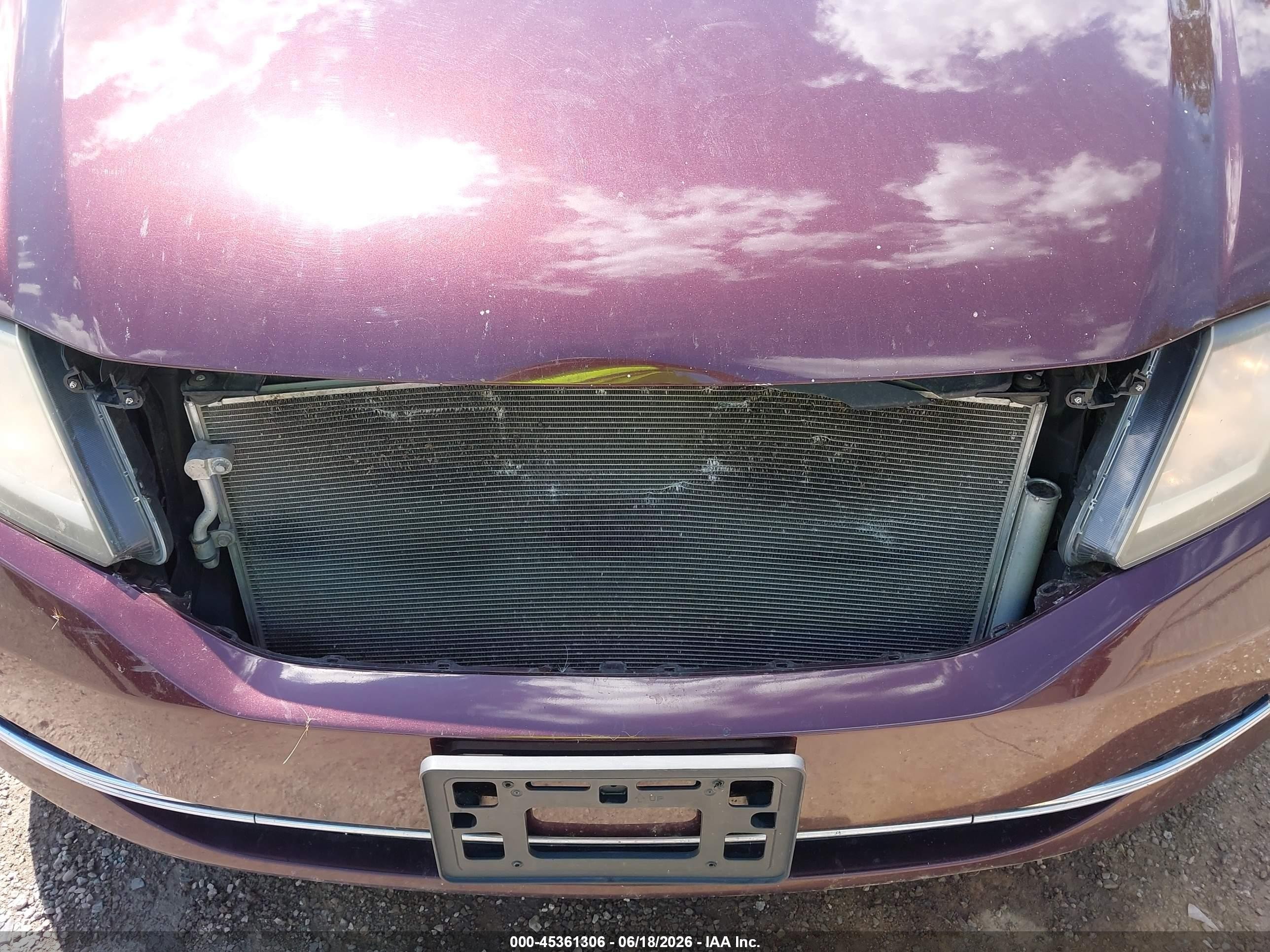 2014 Honda Odyssey Ex-l Purple vin: 5FNRL5H63EB029909