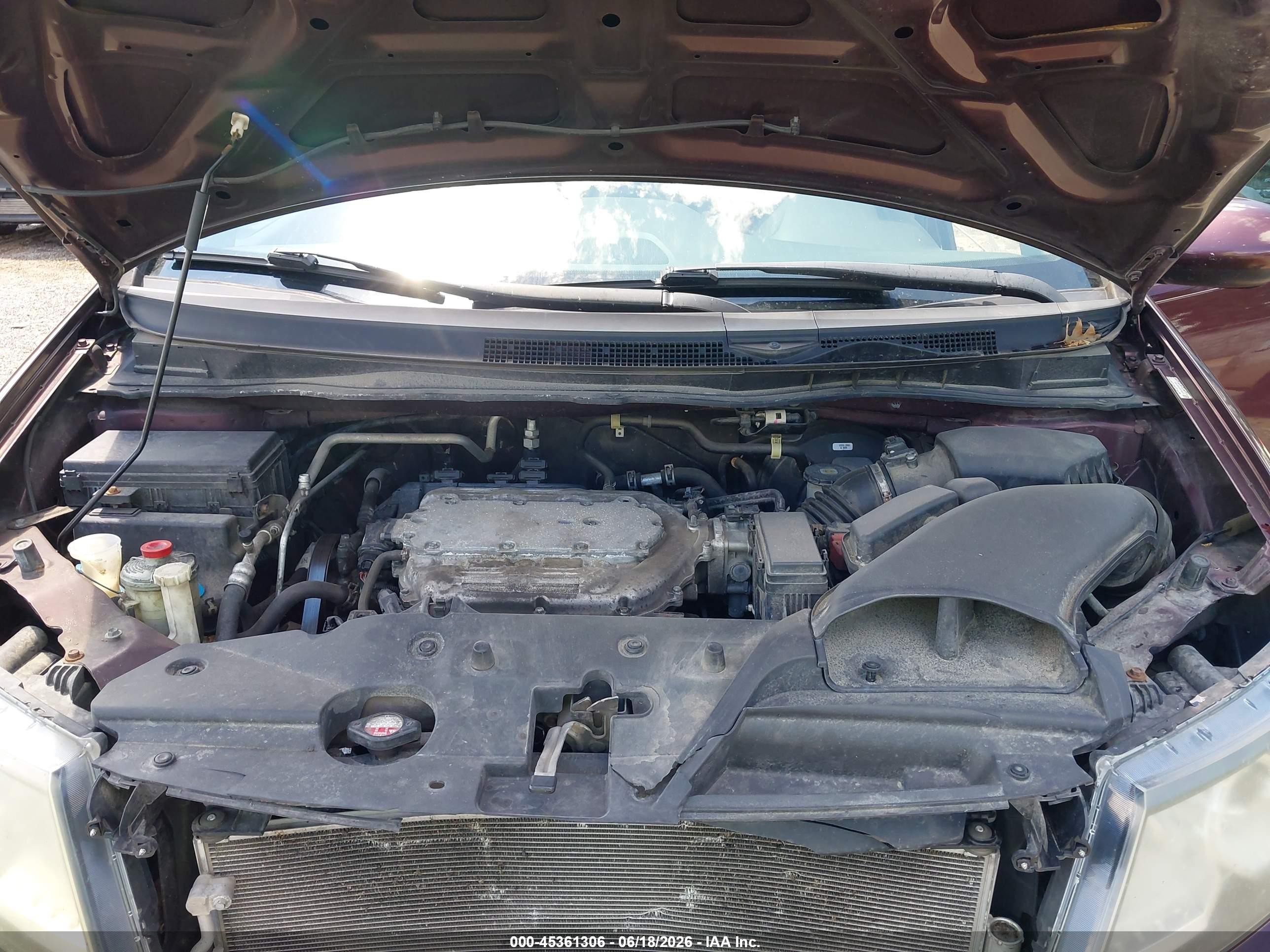 2014 Honda Odyssey Ex-l Purple vin: 5FNRL5H63EB029909