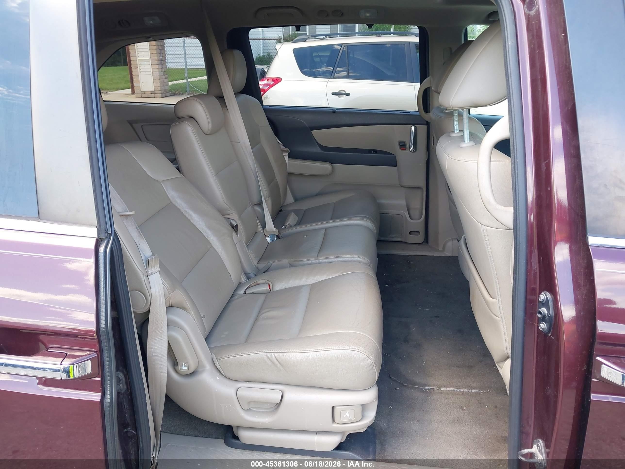 2014 Honda Odyssey Ex-l Purple vin: 5FNRL5H63EB029909