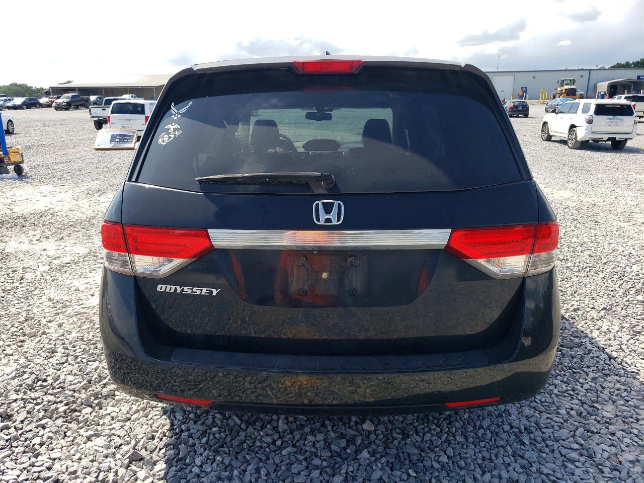 2014 Honda Odyssey Exl Black vin: 5FNRL5H63EB036763