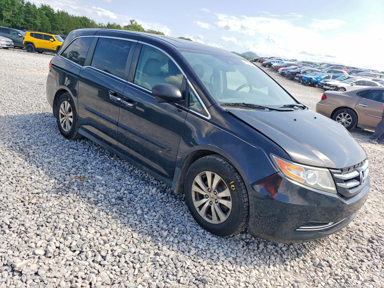 2014 Honda Odyssey Exl Black vin: 5FNRL5H63EB036763