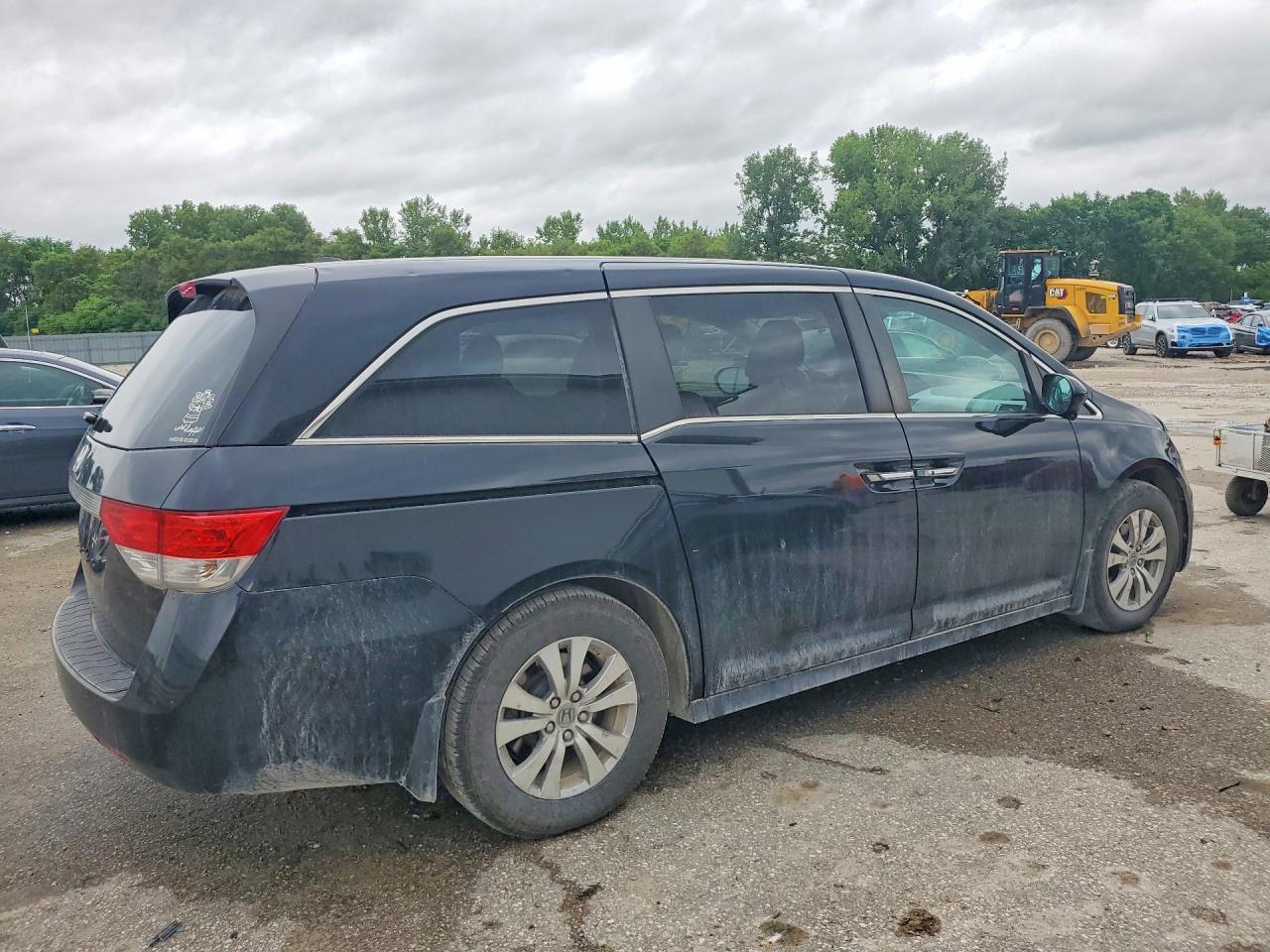 2014 Honda Odyssey Exl Black vin: 5FNRL5H63EB062747