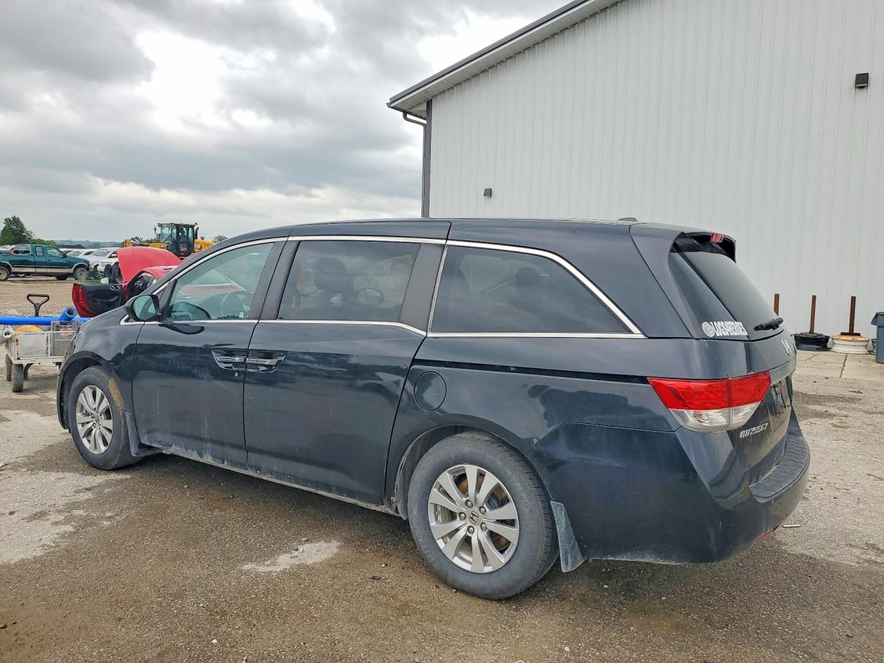 2014 Honda Odyssey Exl Black vin: 5FNRL5H63EB062747