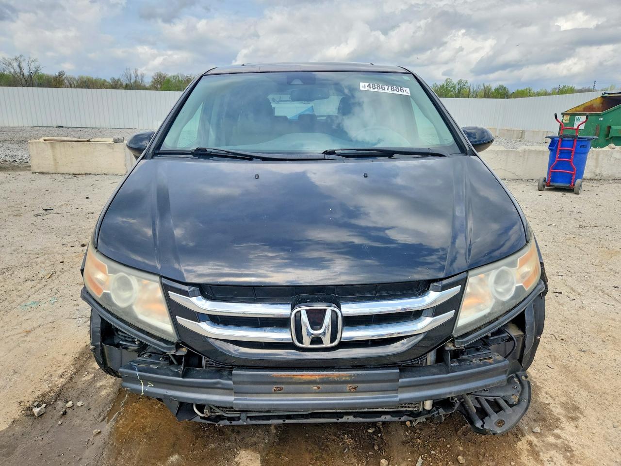 2014 Honda Odyssey Exl Black vin: 5FNRL5H63EB063669