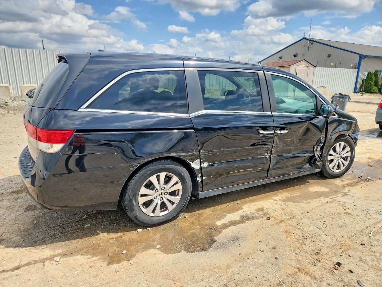 2014 Honda Odyssey Exl Black vin: 5FNRL5H63EB063669