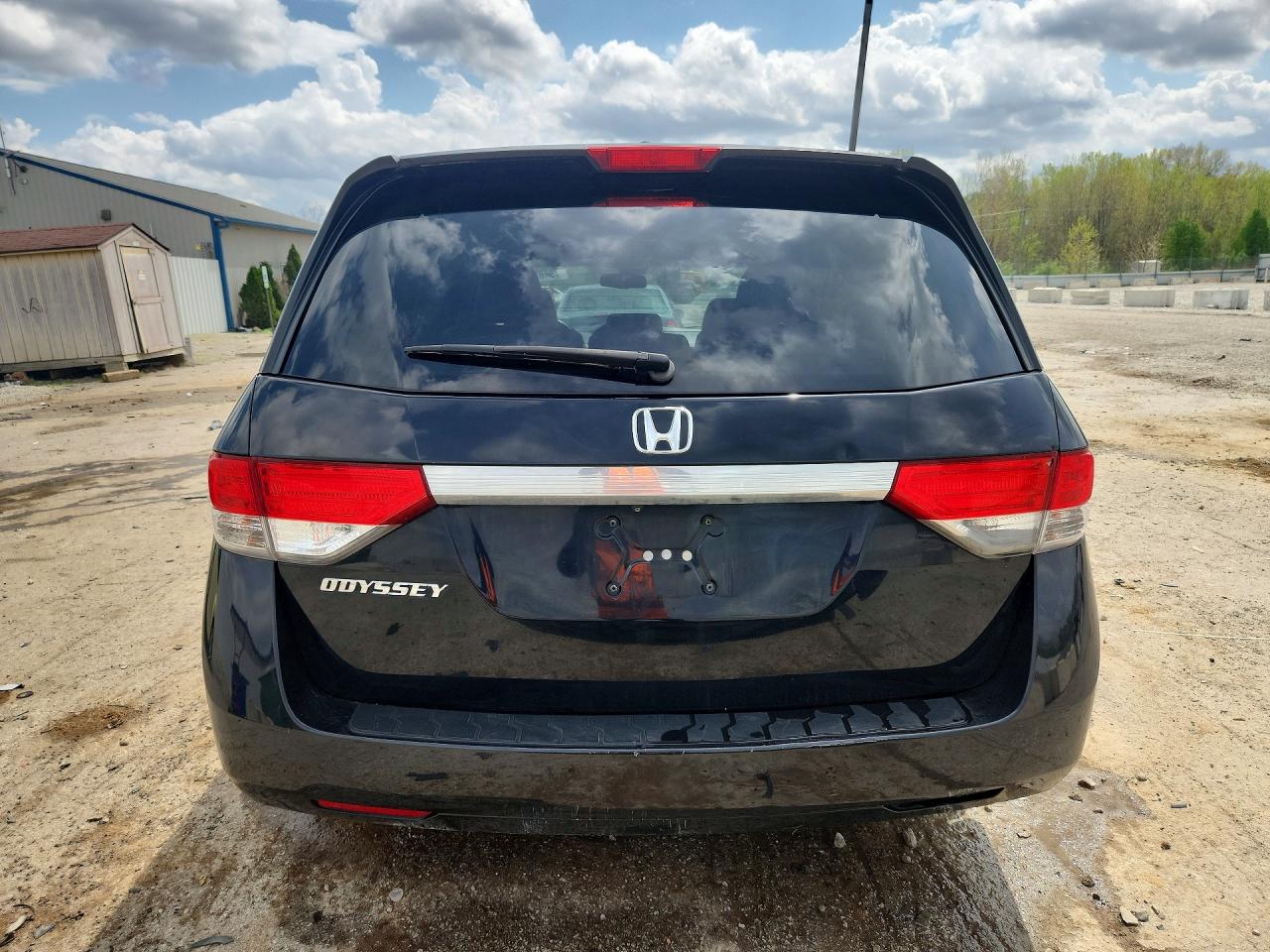 2014 Honda Odyssey Exl Black vin: 5FNRL5H63EB063669