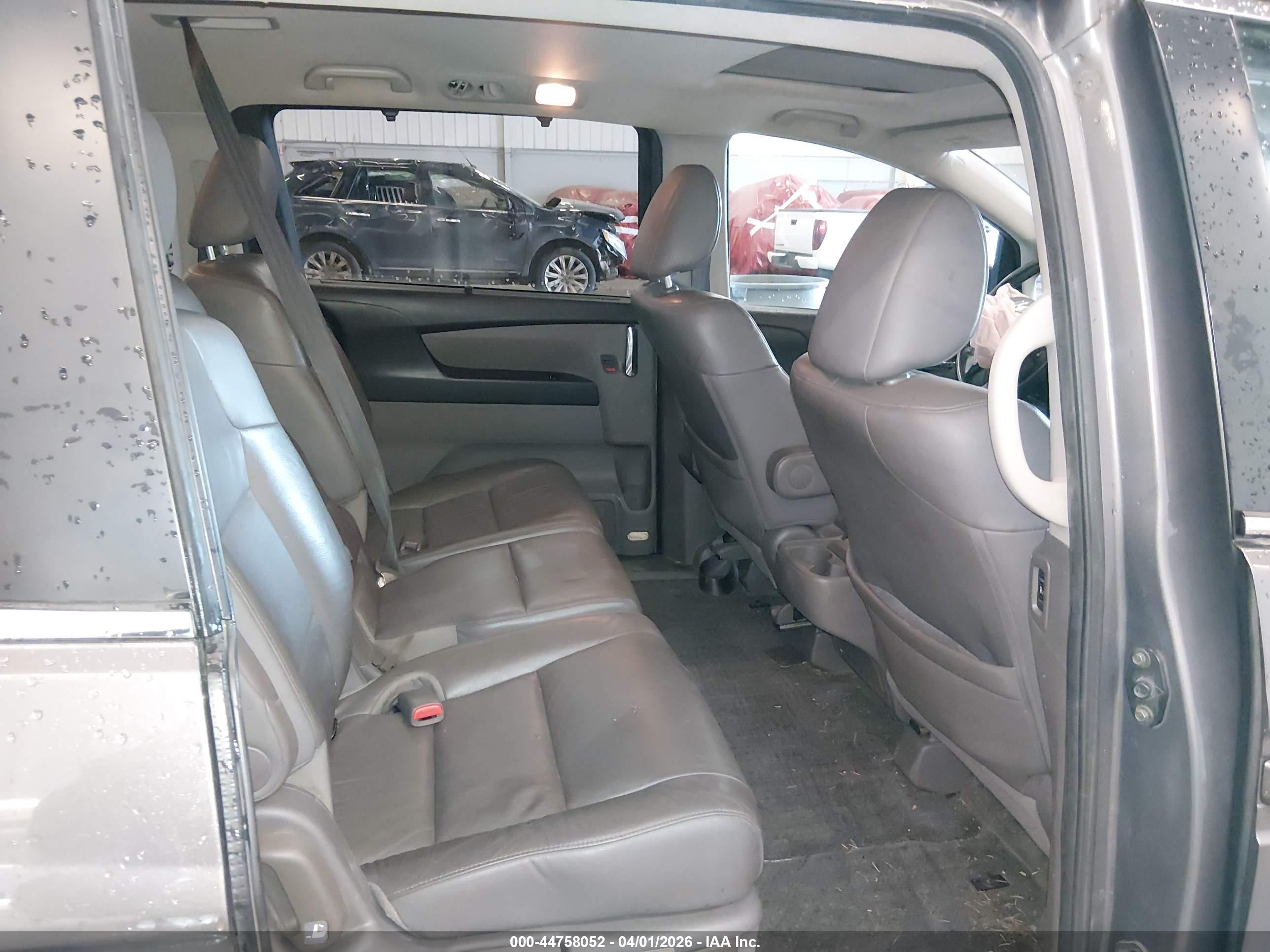 2014 Honda Odyssey Ex-l Gray vin: 5FNRL5H63EB068130