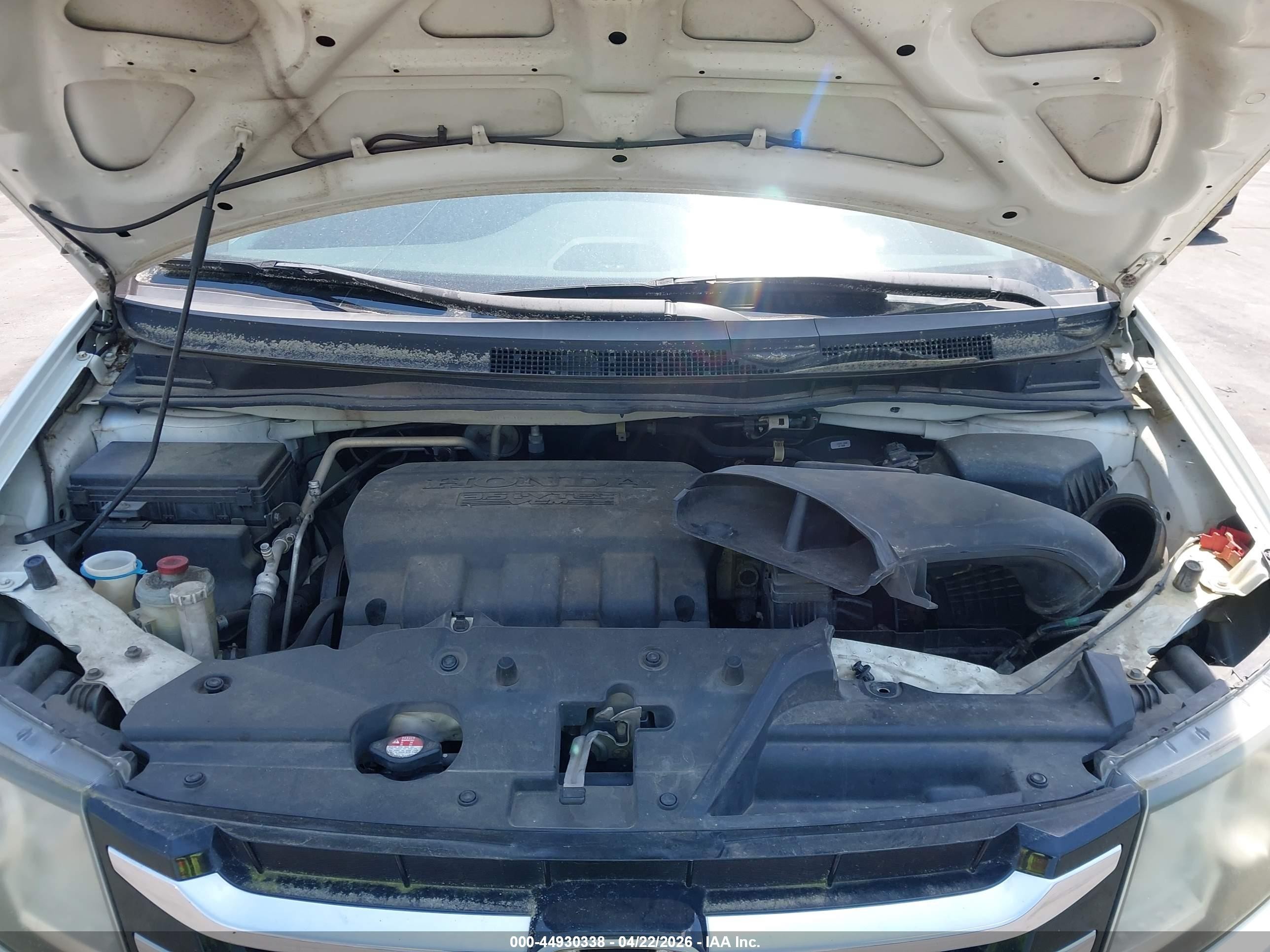 2014 Honda Odyssey Ex-l White vin: 5FNRL5H63EB072548