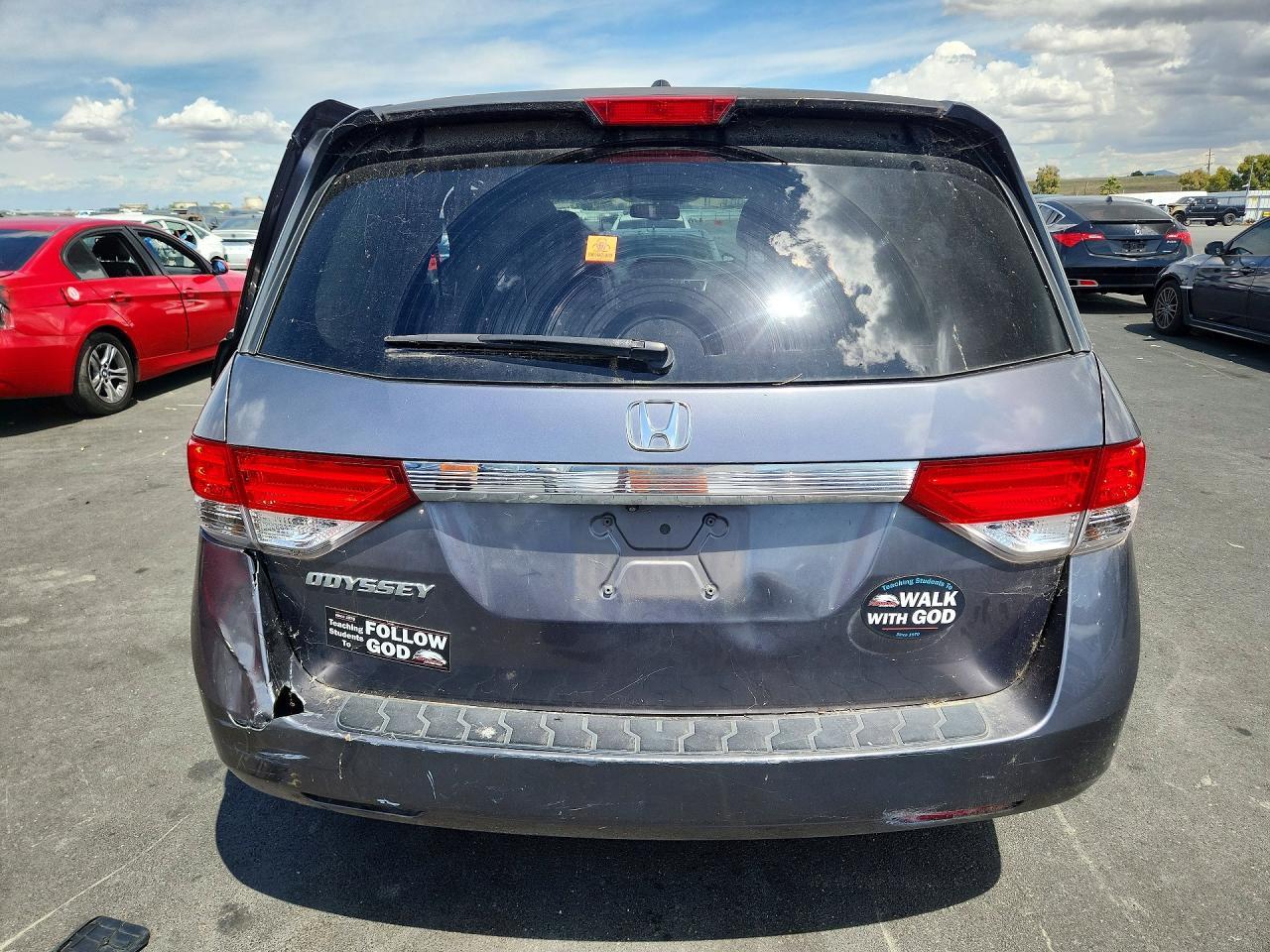 2014 Honda Odyssey Exl Gray vin: 5FNRL5H63EB083629