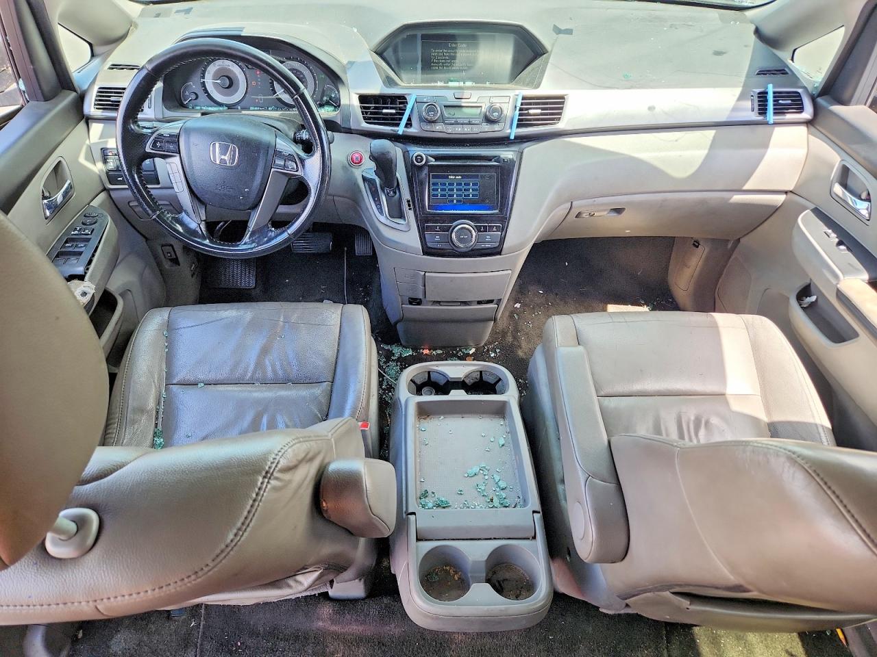 2014 Honda Odyssey Exl Gray vin: 5FNRL5H63EB083629
