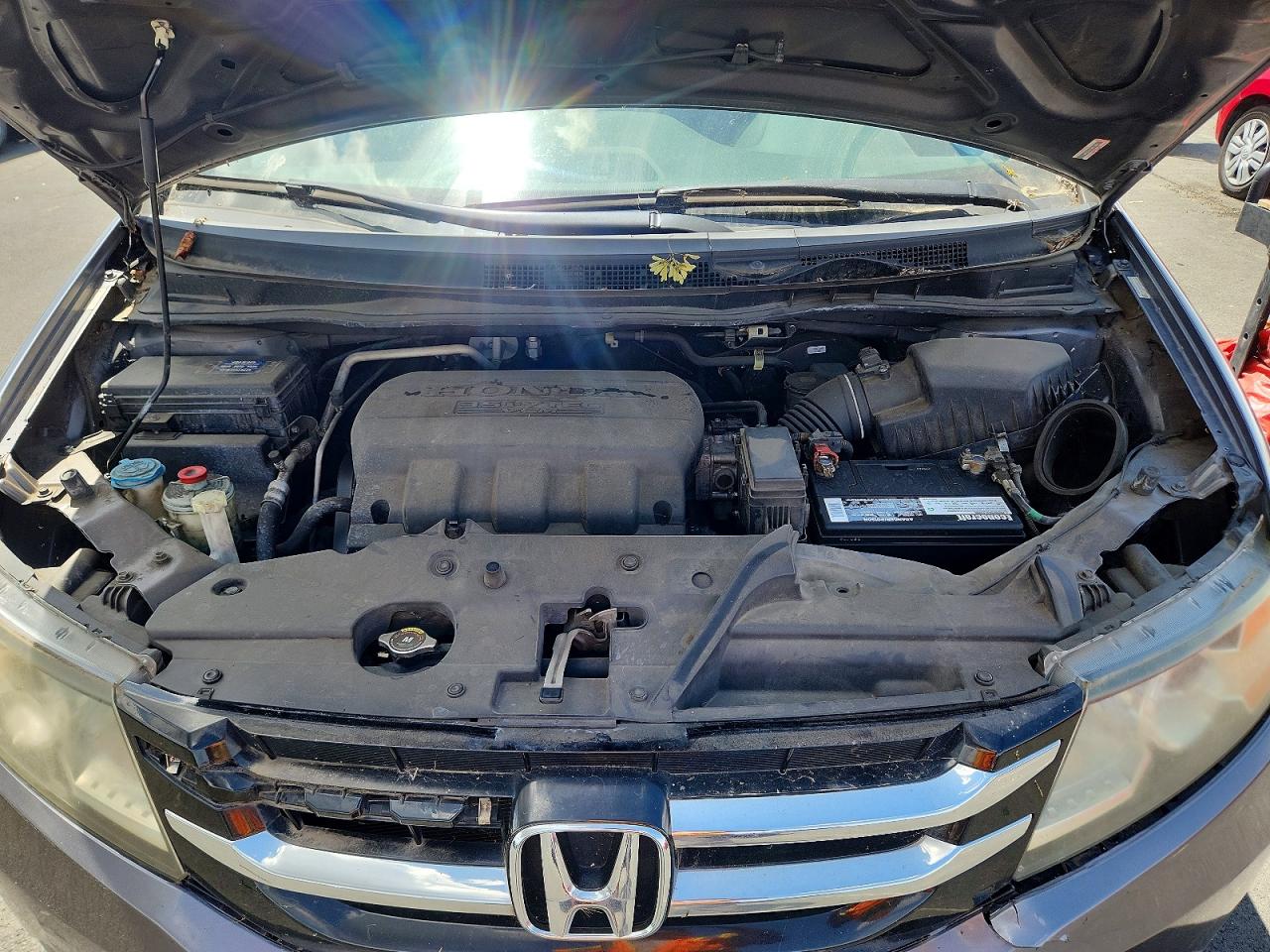 2014 Honda Odyssey Exl Gray vin: 5FNRL5H63EB083629
