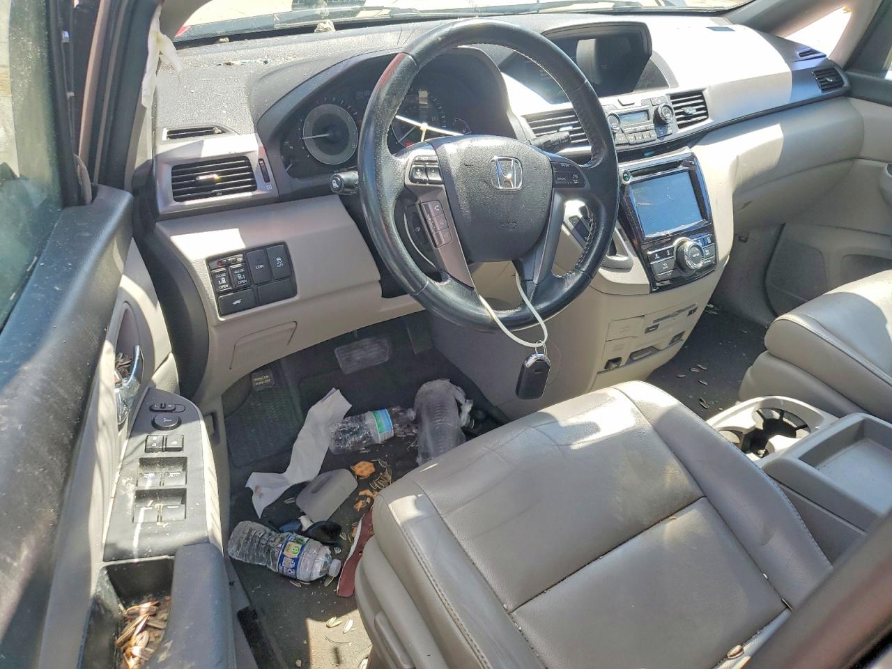 2014 Honda Odyssey Exl Gray vin: 5FNRL5H63EB084117