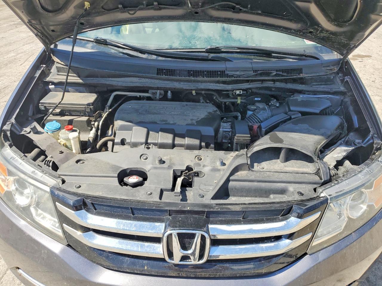 2014 Honda Odyssey Exl Gray vin: 5FNRL5H63EB084117
