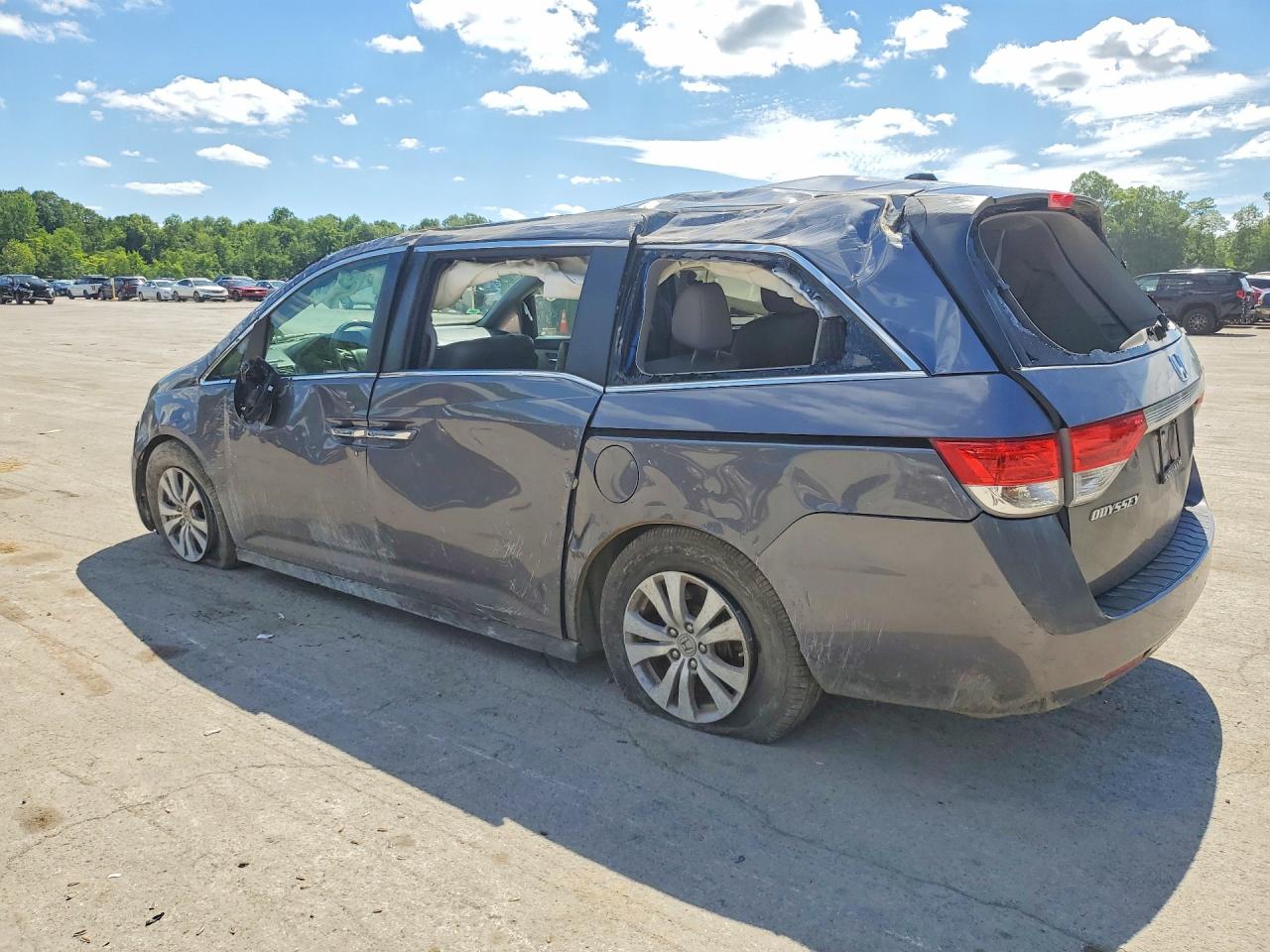 2014 Honda Odyssey Exl Gray vin: 5FNRL5H63EB084117