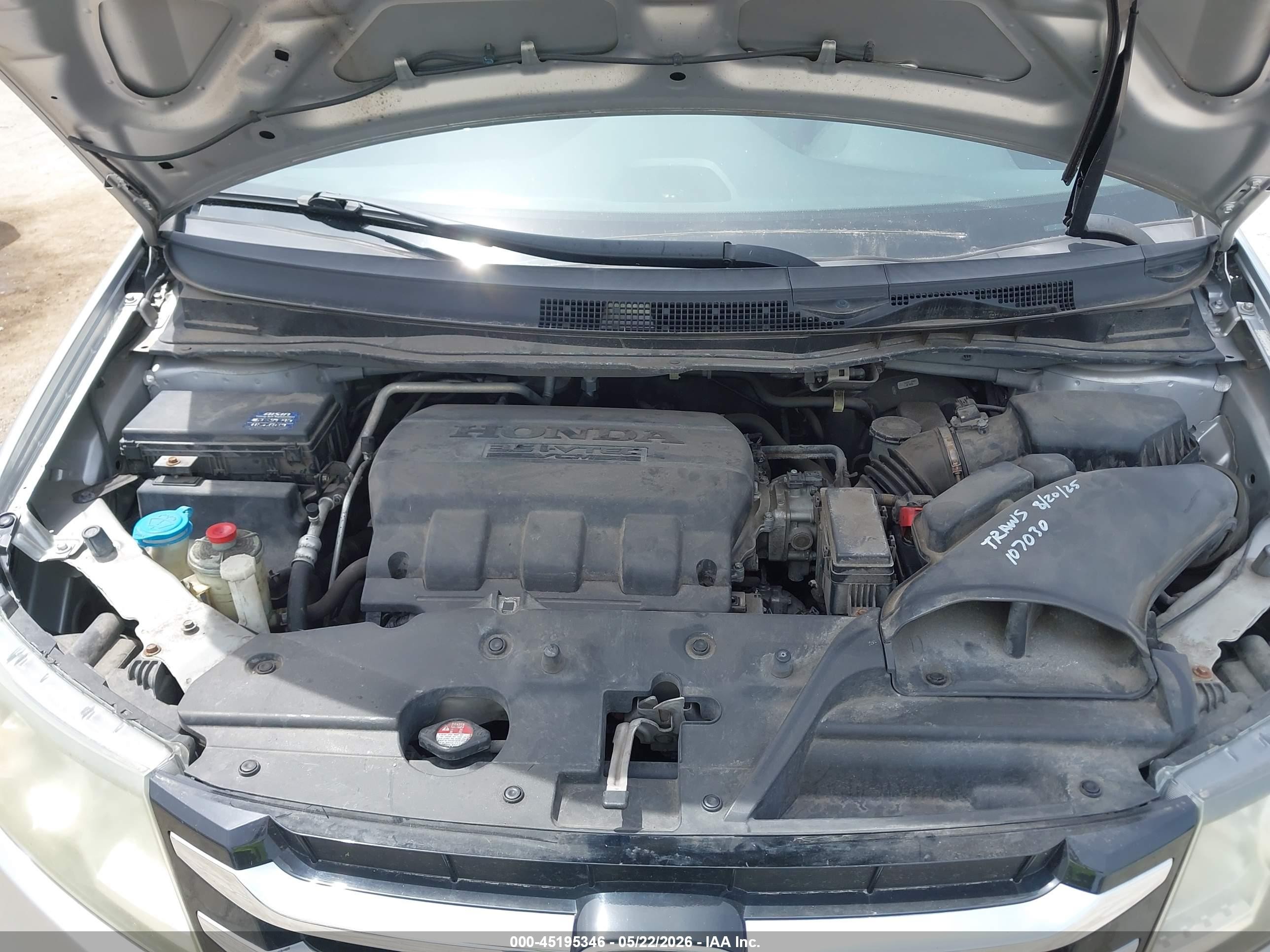 2014 Honda Odyssey Ex-l Silver vin: 5FNRL5H63EB084781