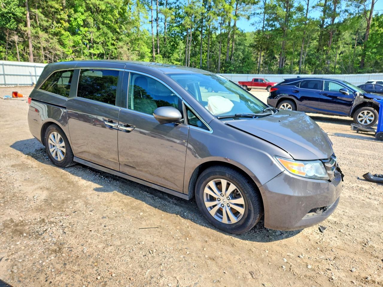 2014 Honda Odyssey Exl Серый vin: 5FNRL5H63EB087678