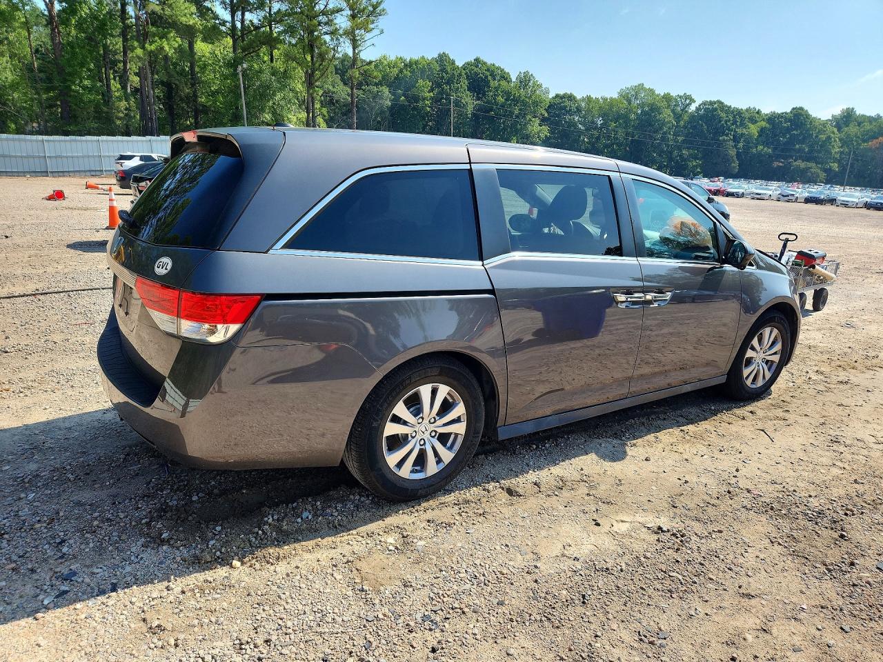 2014 Honda Odyssey Exl Серый vin: 5FNRL5H63EB087678