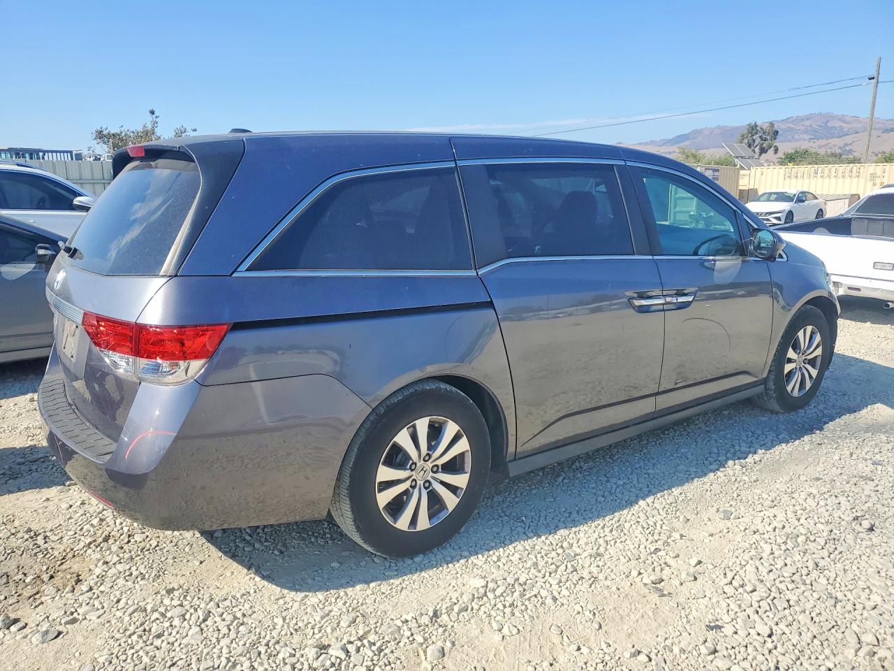 2014 Honda Odyssey Exl Gray vin: 5FNRL5H63EB095229