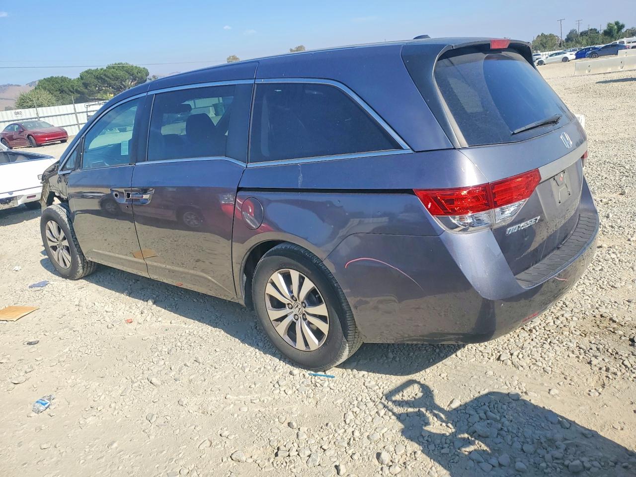2014 Honda Odyssey Exl Gray vin: 5FNRL5H63EB095229