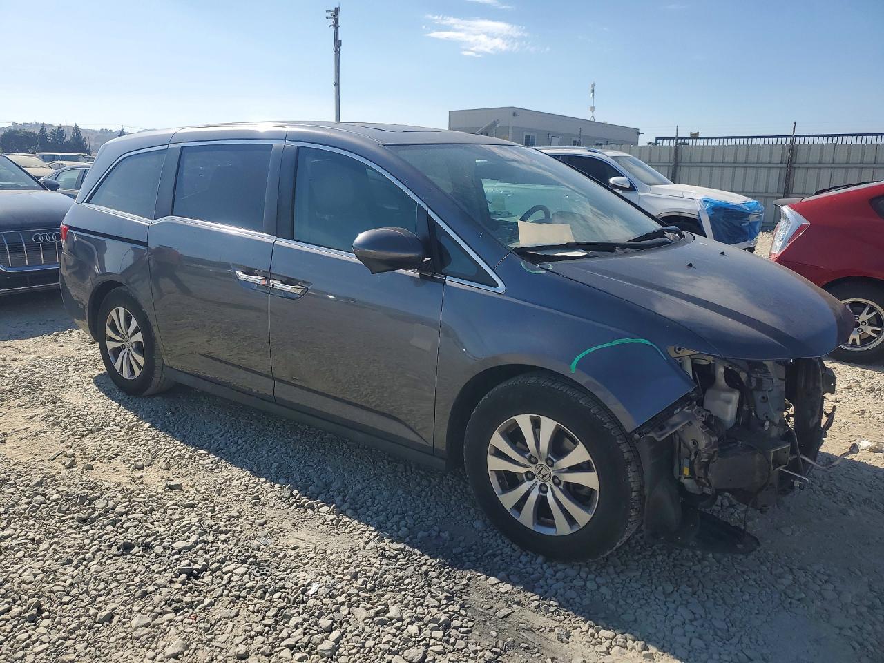 2014 Honda Odyssey Exl Gray vin: 5FNRL5H63EB095229