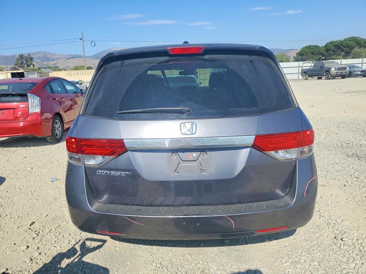 2014 Honda Odyssey Exl Gray vin: 5FNRL5H63EB095229