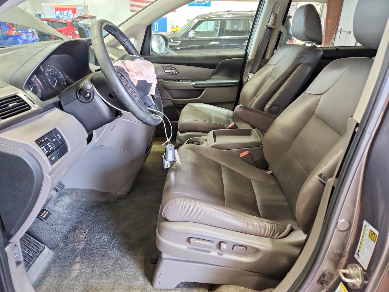 2014 Honda Odyssey Exl Gray vin: 5FNRL5H63EB097420